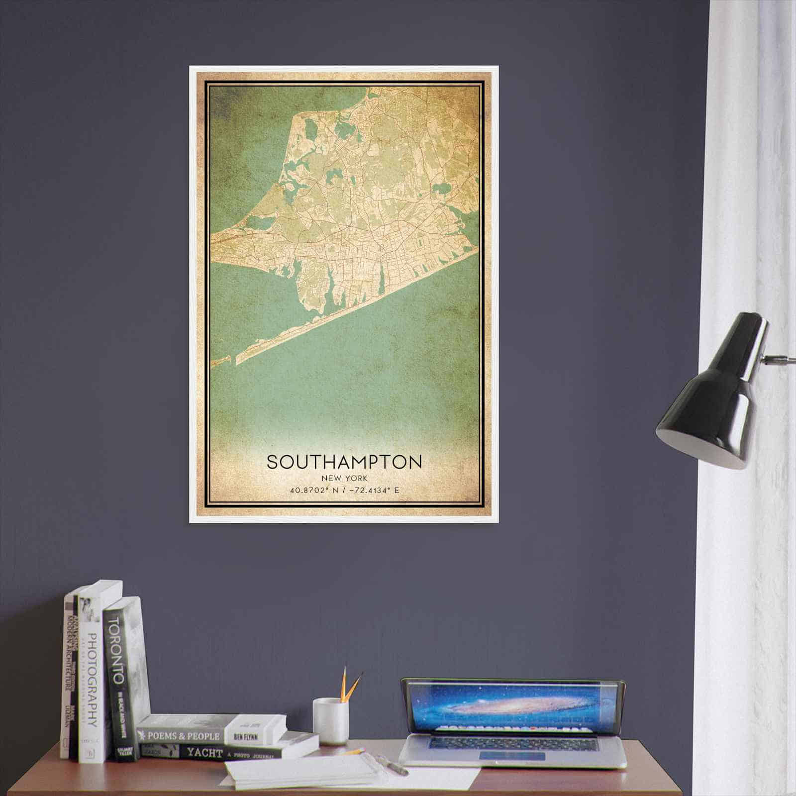 Deerfield Kansas Map Poster, Modern Home Decor Wall Art Print (Copy)