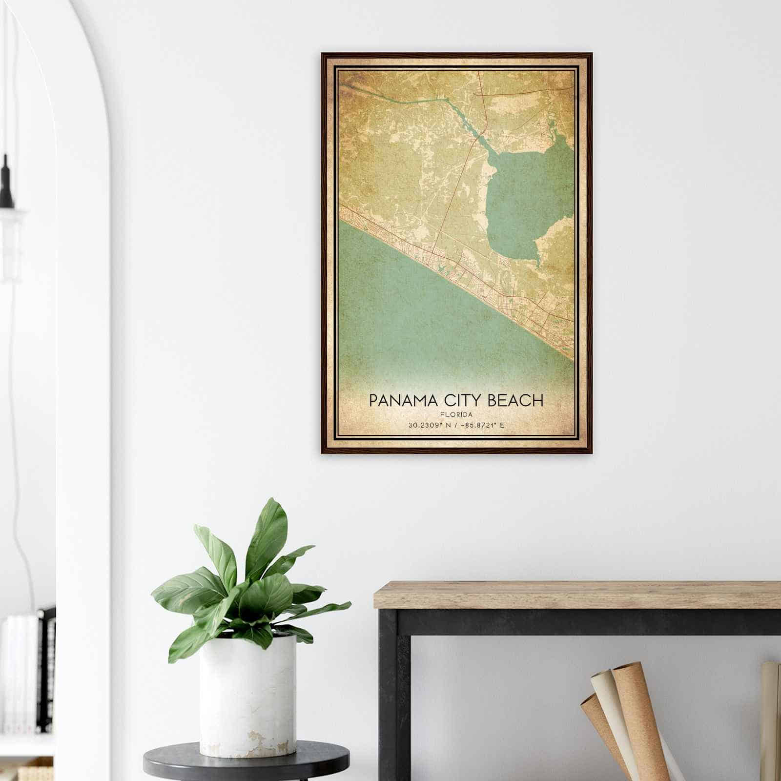Deerfield Kansas Map Poster, Modern Home Decor Wall Art Print (Copy)