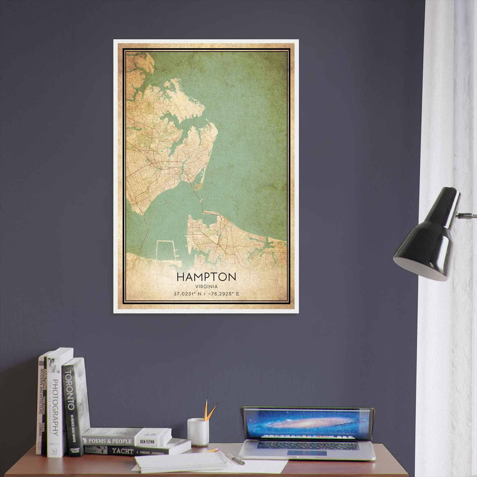 Deerfield Kansas Map Poster, Modern Home Decor Wall Art Print (Copy)