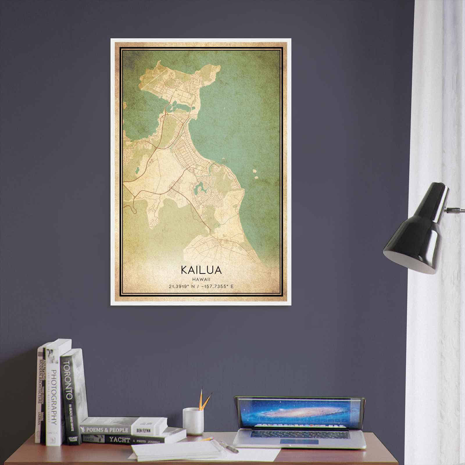 Deerfield Kansas Map Poster, Modern Home Decor Wall Art Print (Copy)