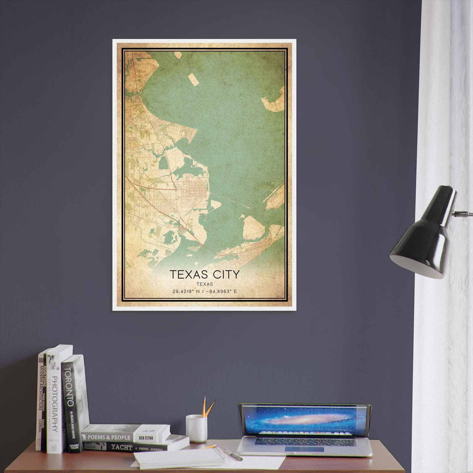 Deerfield Kansas Map Poster, Modern Home Decor Wall Art Print (Copy)