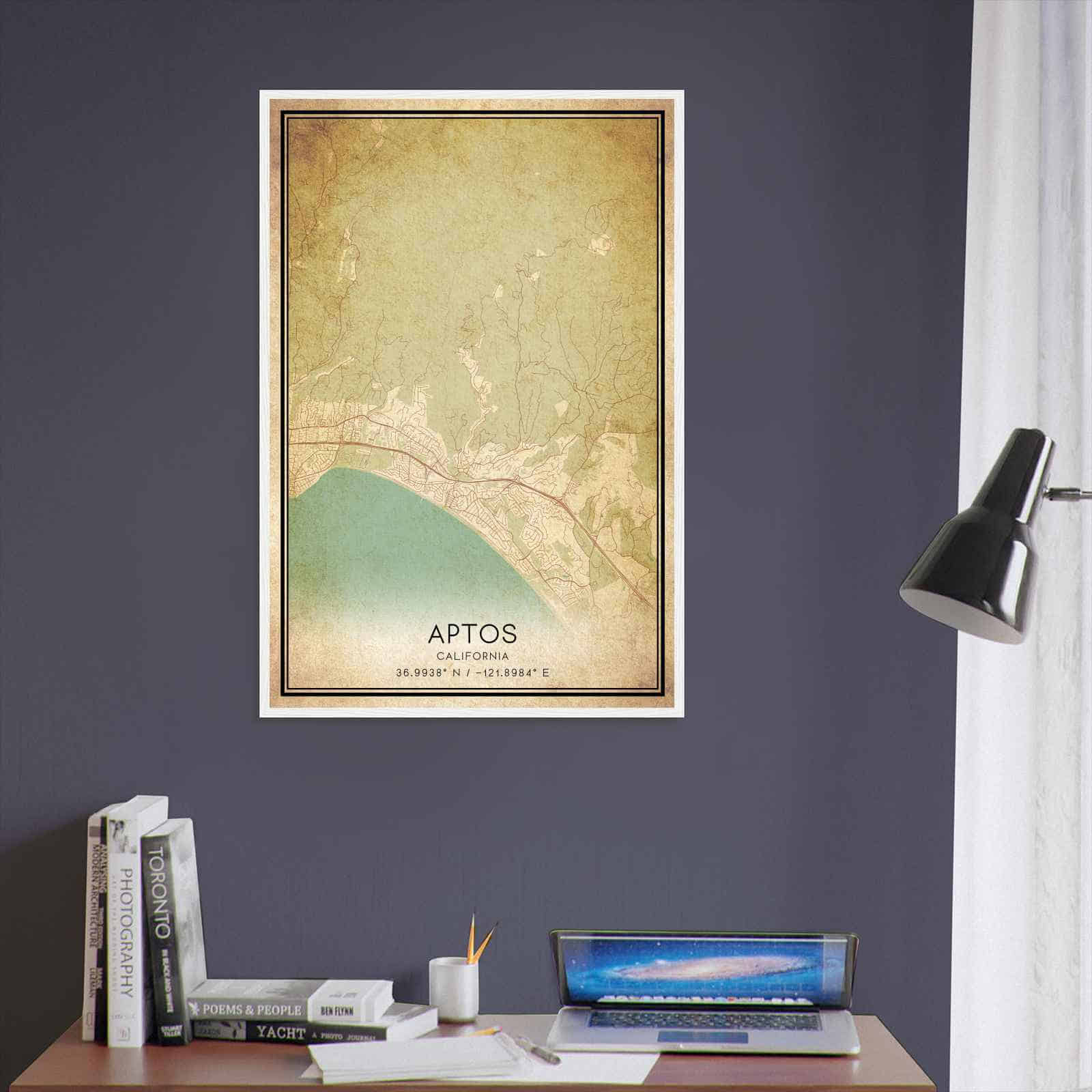 Deerfield Kansas Map Poster, Modern Home Decor Wall Art Print (Copy)