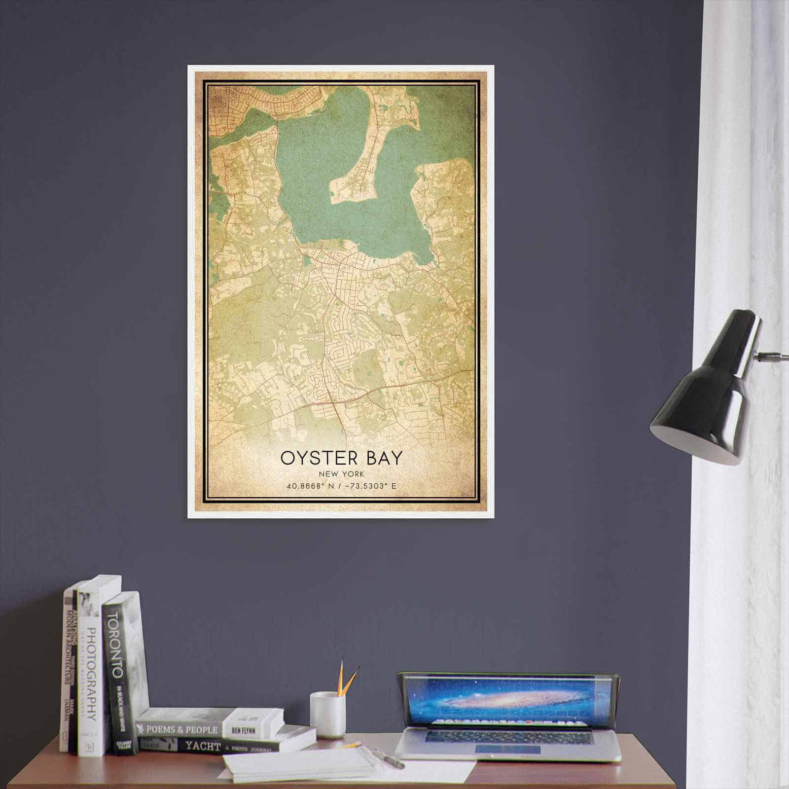 Deerfield Kansas Map Poster, Modern Home Decor Wall Art Print (Copy)
