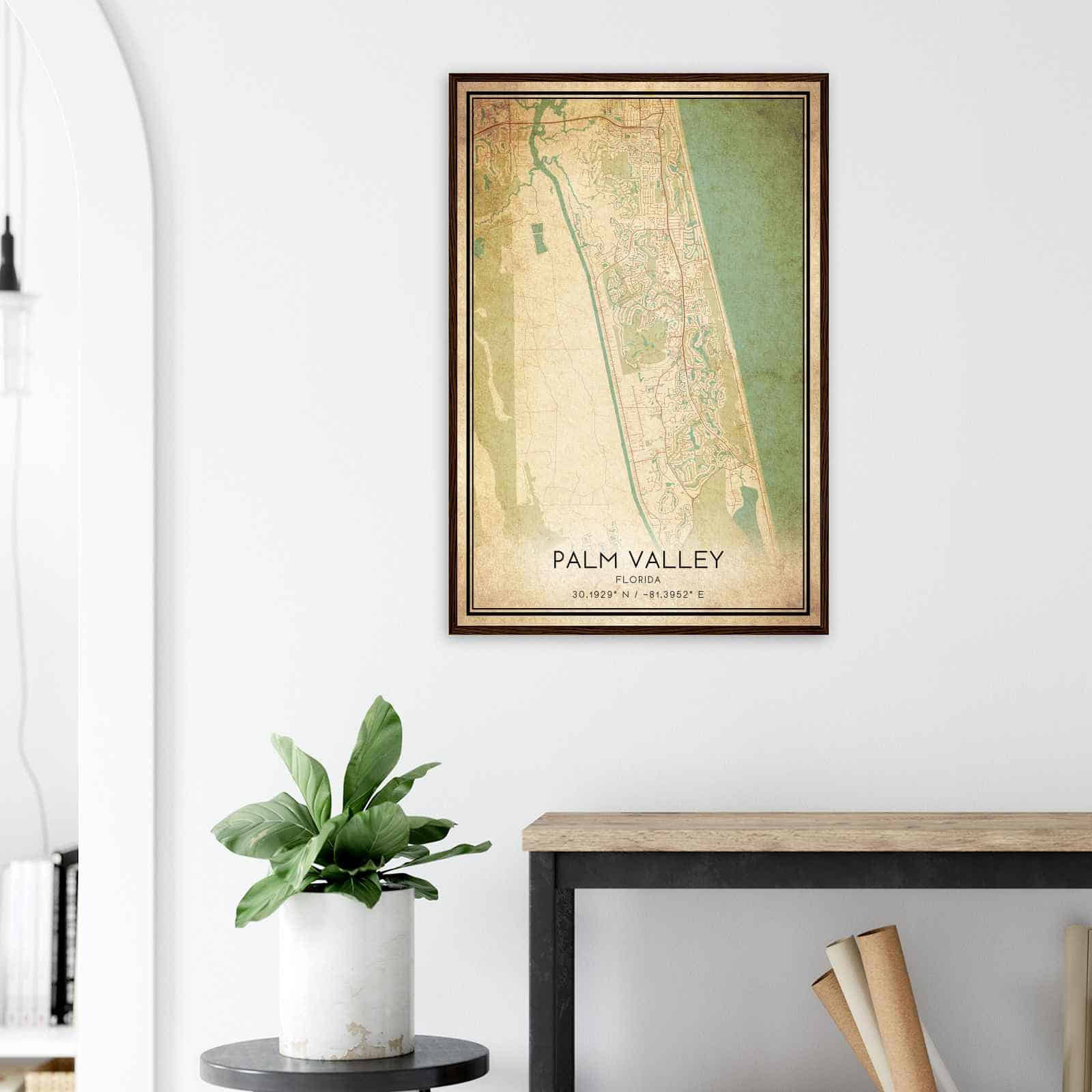 Deerfield Kansas Map Poster, Modern Home Decor Wall Art Print (Copy)
