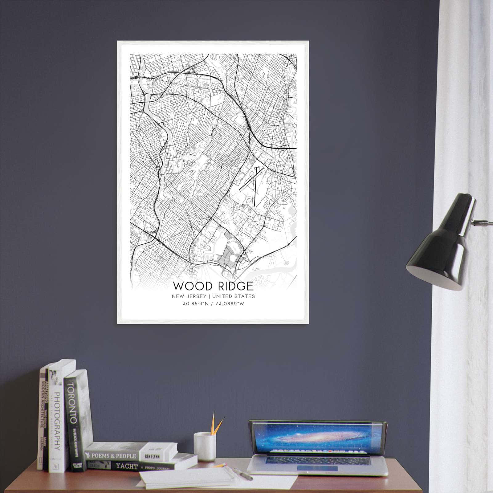 Deerfield Kansas Map Poster, Modern Home Decor Wall Art Print (Copy)