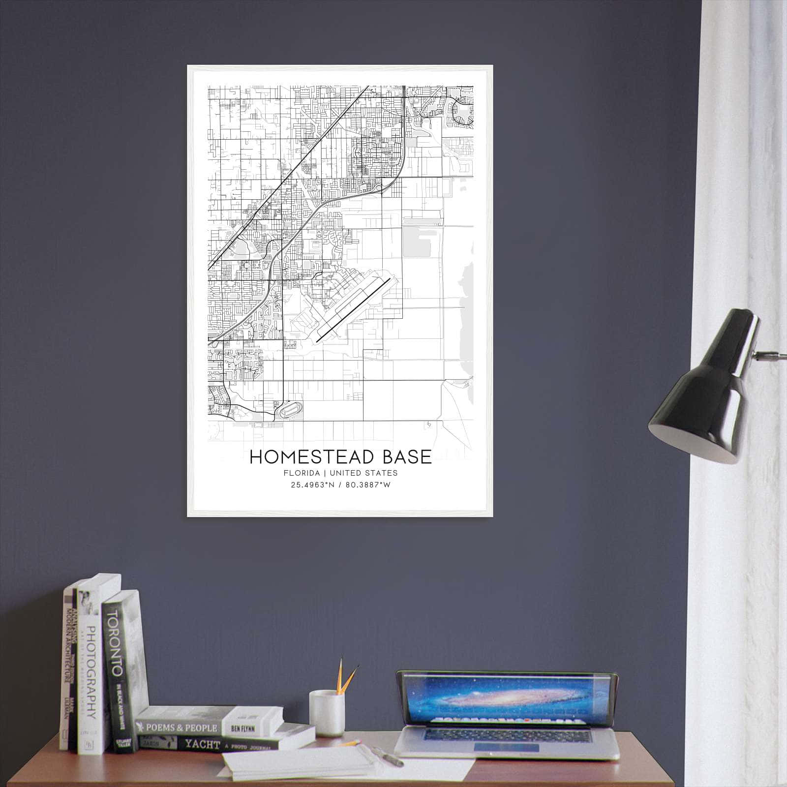 Deerfield Kansas Map Poster, Modern Home Decor Wall Art Print (Copy)