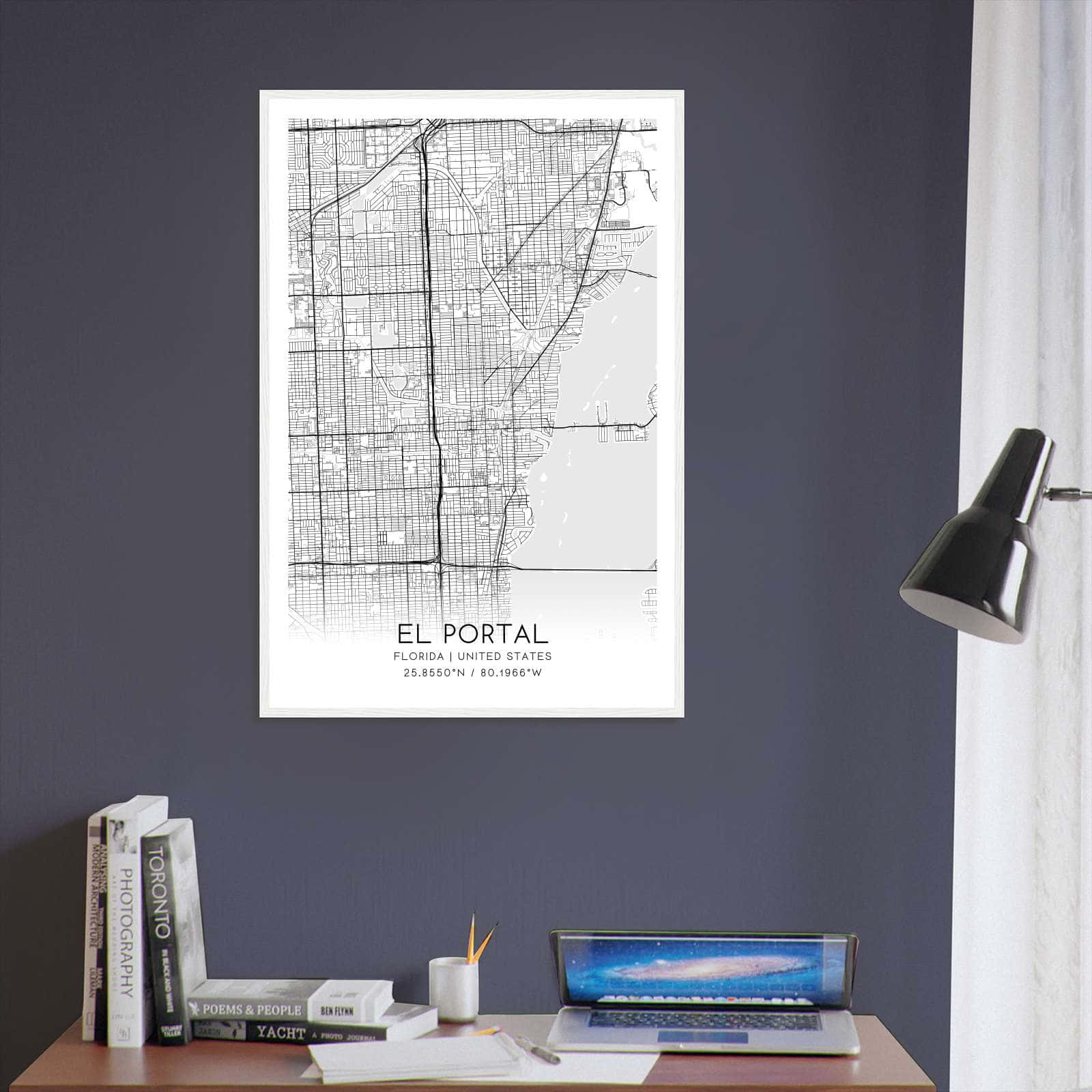 Deerfield Kansas Map Poster, Modern Home Decor Wall Art Print (Copy)