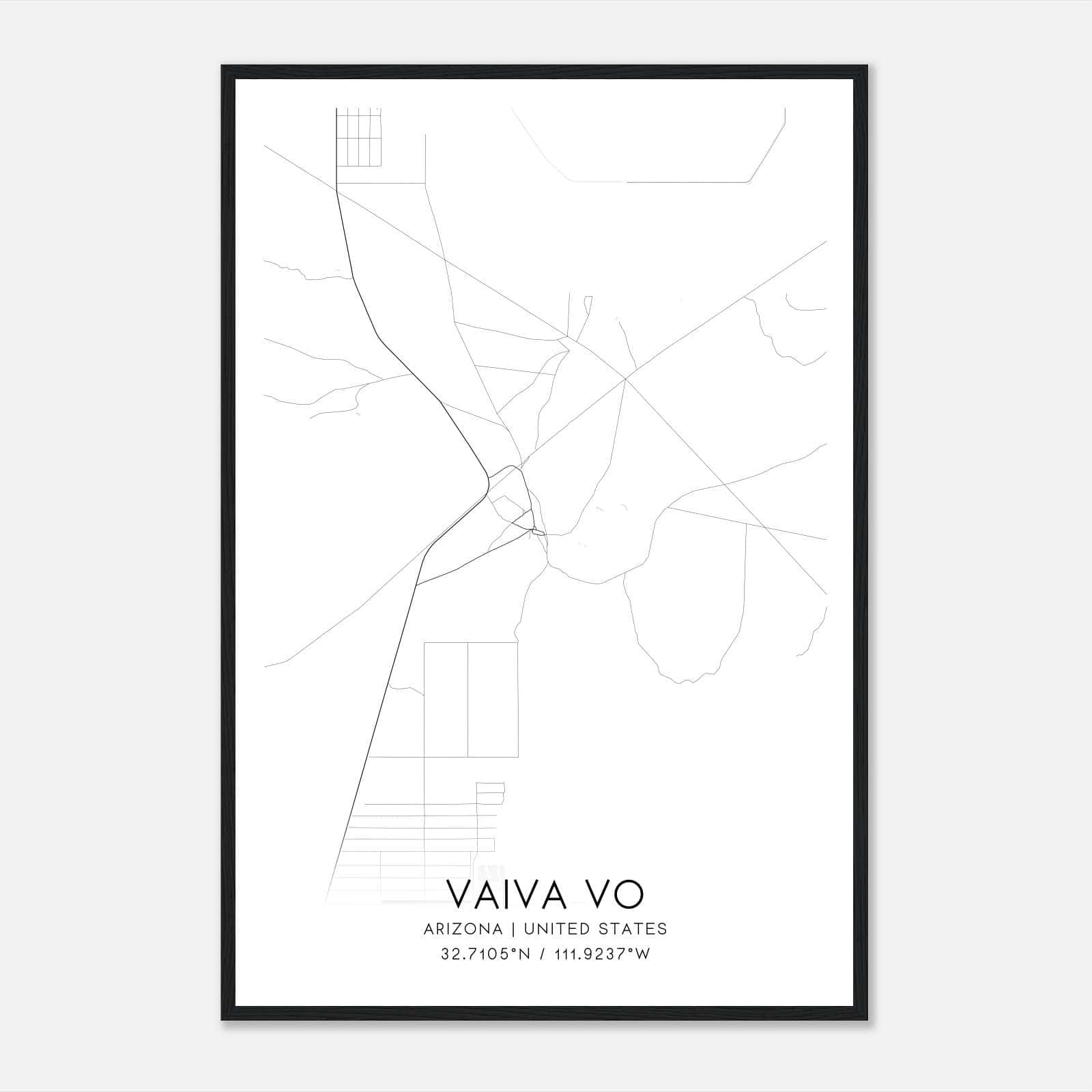 Vaiva Vo Arizona Map Poster, Modern Home Decor Wall Art Print Vaiva Vo Arizona Map Poster, Modern Home Decor Wall Art Print