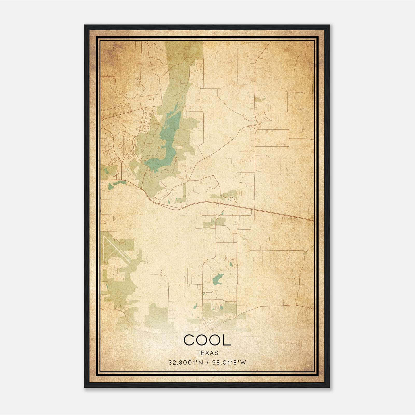 Vintage Cool Texas Map Poster, Cool TX City Road Wall Art Print Vintage Cool Texas Map Poster, Cool TX City Road Wall Art Print
