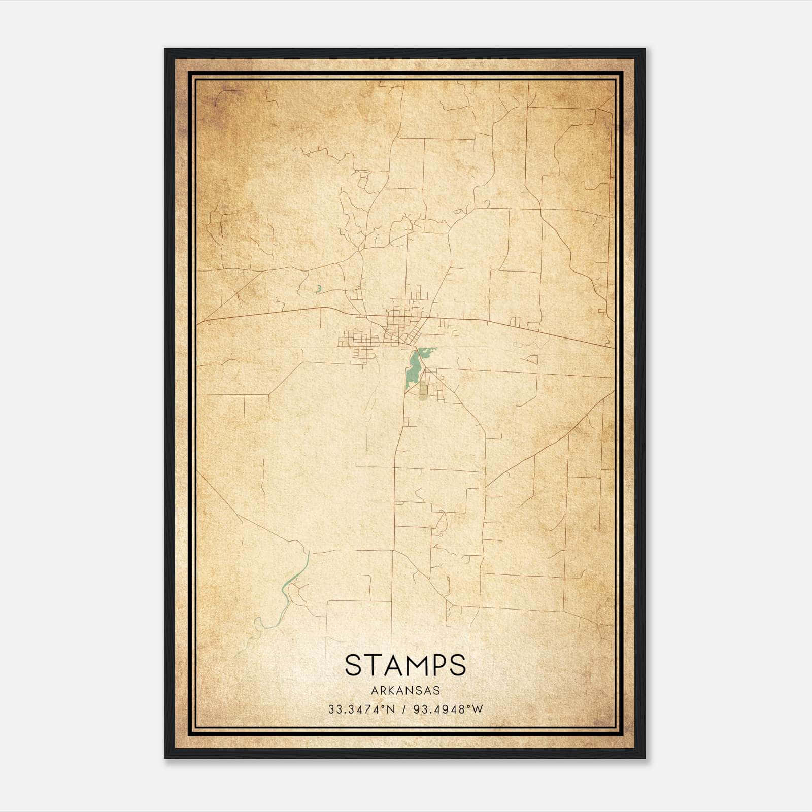 Vintage Stamps Arkansas Map Poster, Stamps AR City Road Wall Art Print Vintage Stamps Arkansas Map Poster, Stamps AR City Road Wall Art Print