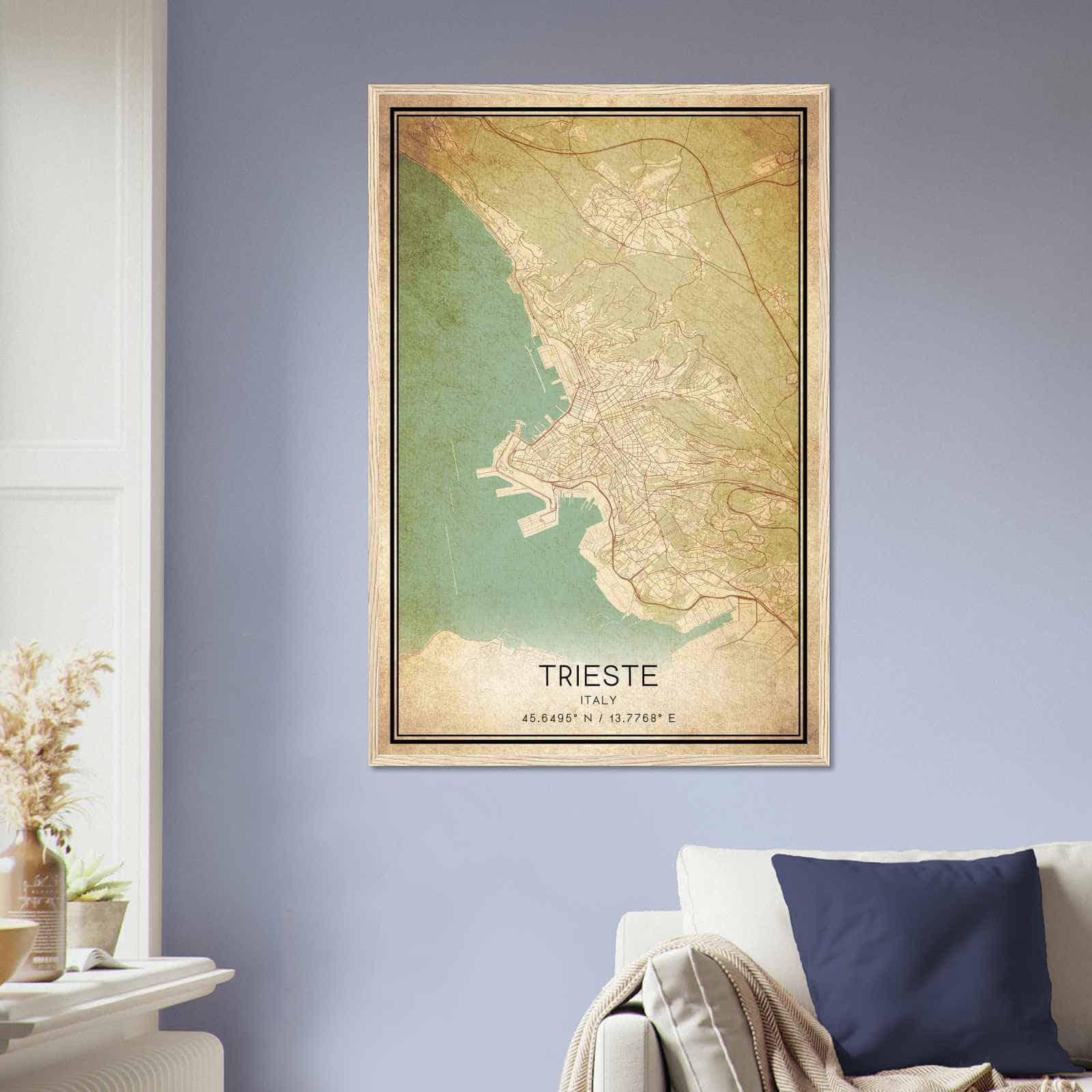 Deerfield Kansas Map Poster, Modern Home Decor Wall Art Print (Copy)