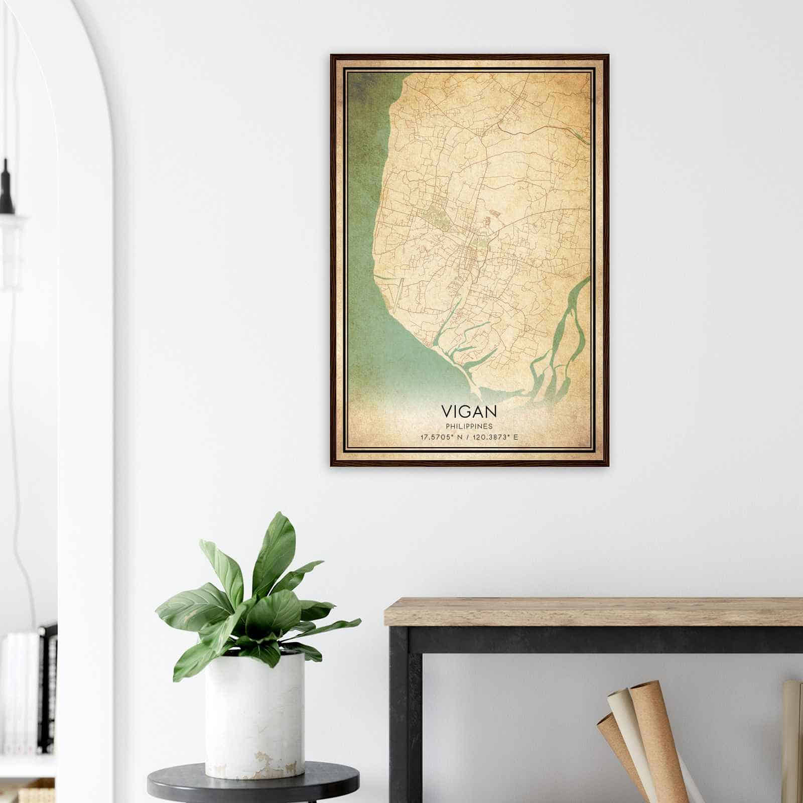 Deerfield Kansas Map Poster, Modern Home Decor Wall Art Print (Copy)