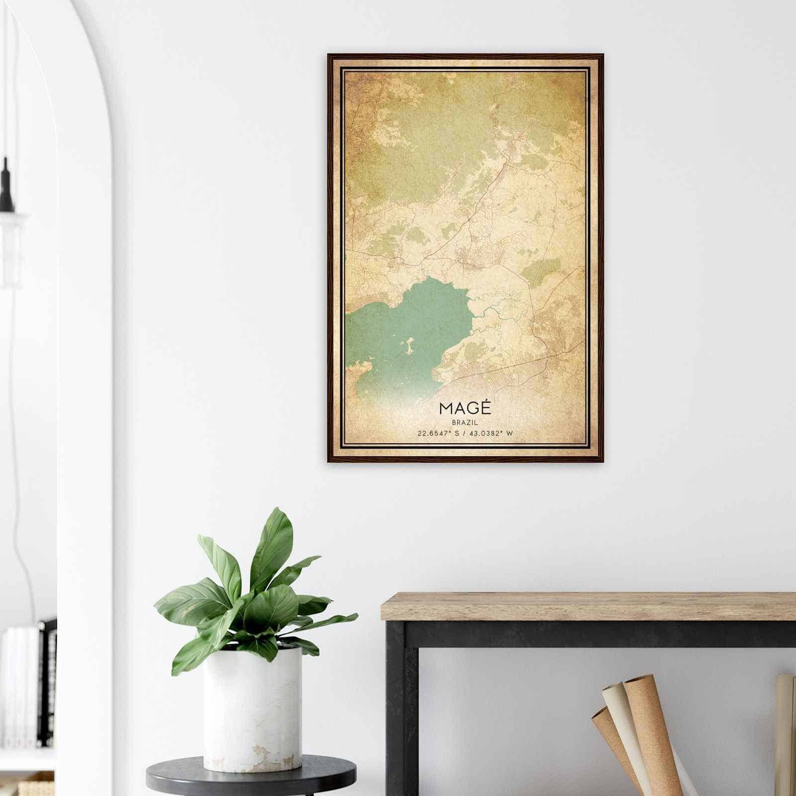 Deerfield Kansas Map Poster, Modern Home Decor Wall Art Print (Copy)