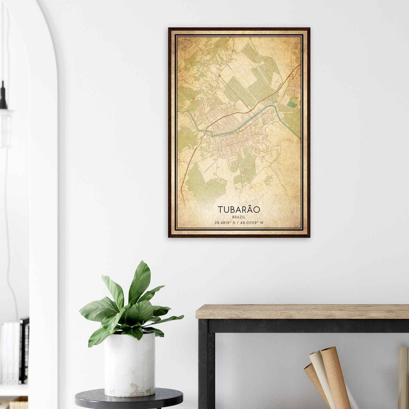 Deerfield Kansas Map Poster, Modern Home Decor Wall Art Print (Copy)