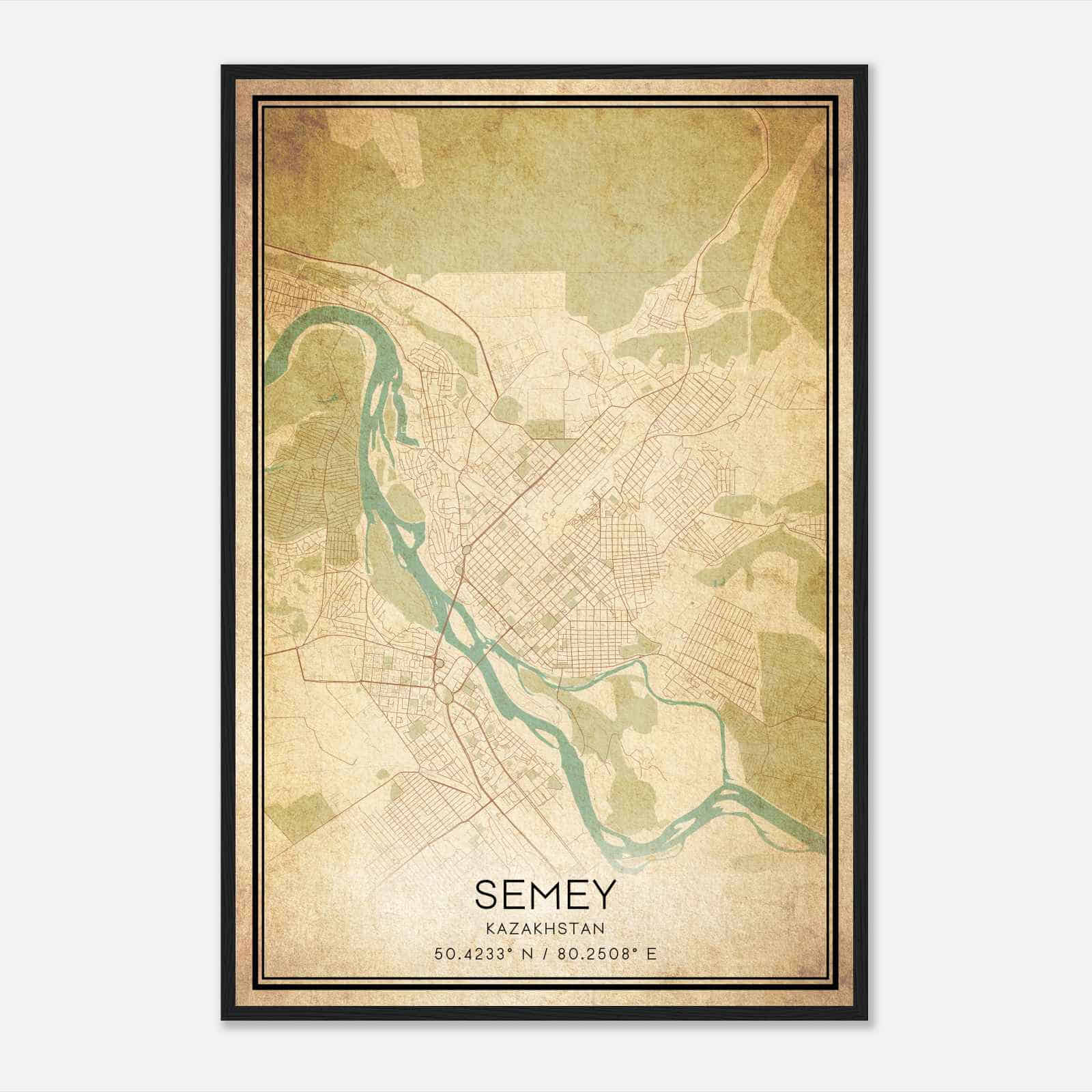 Semey Custom Maps Posters