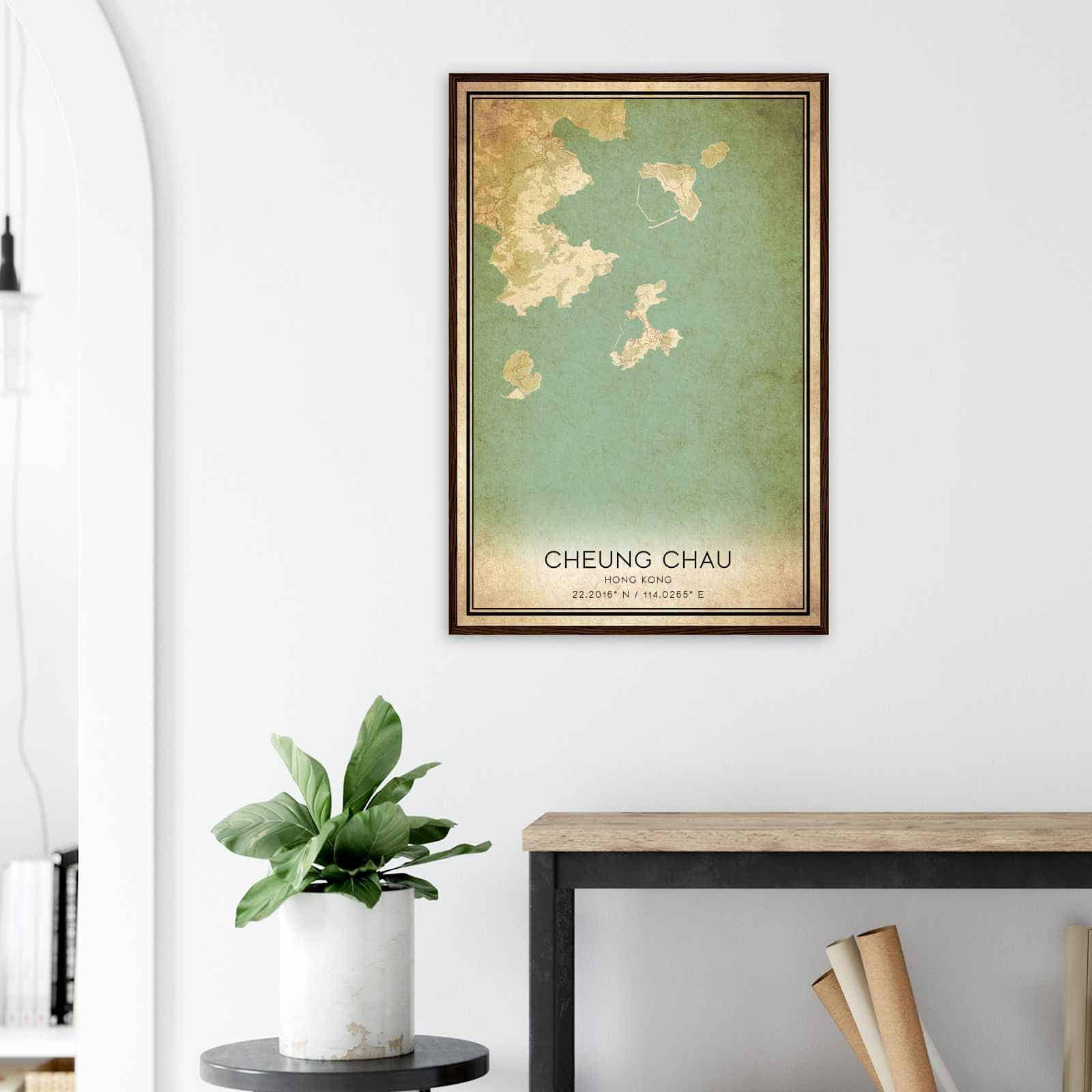 Deerfield Kansas Map Poster, Modern Home Decor Wall Art Print (Copy)