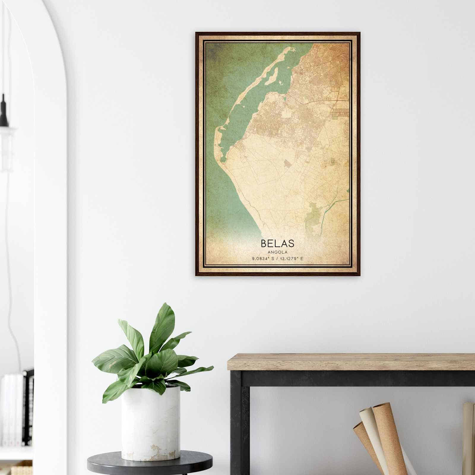 Deerfield Kansas Map Poster, Modern Home Decor Wall Art Print (Copy)