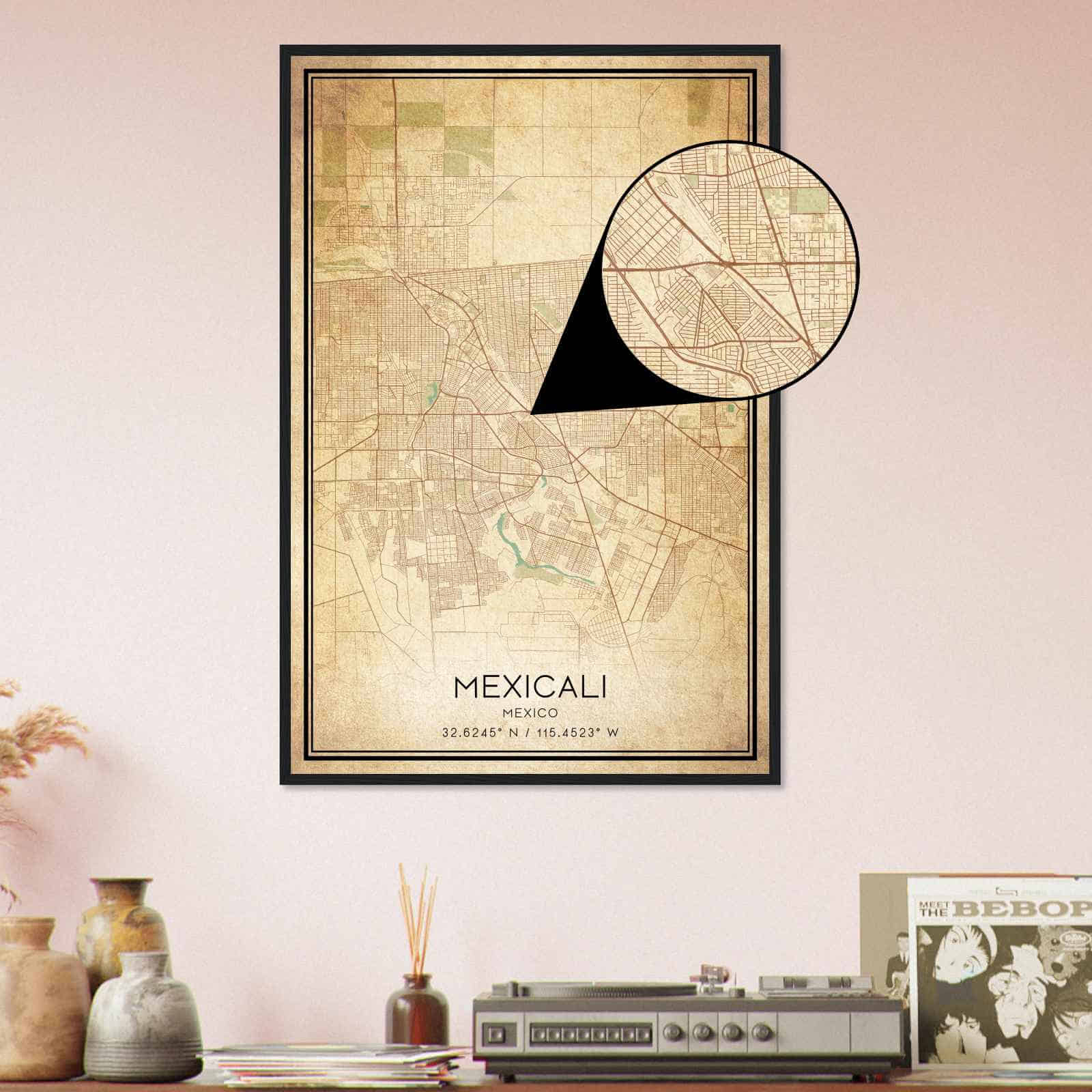 Deerfield Kansas Map Poster, Modern Home Decor Wall Art Print (Copy)