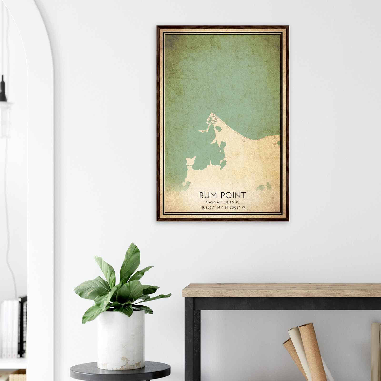 Deerfield Kansas Map Poster, Modern Home Decor Wall Art Print (Copy)