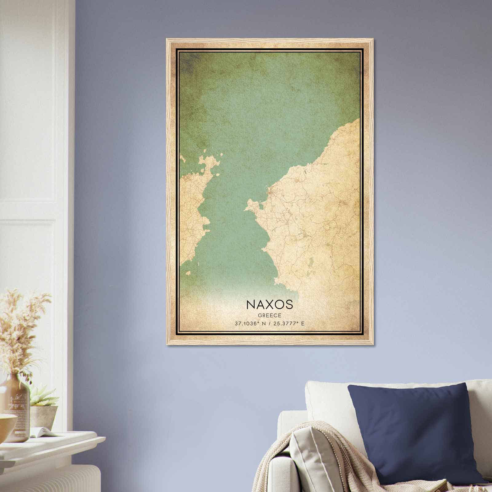 Deerfield Kansas Map Poster, Modern Home Decor Wall Art Print (Copy)