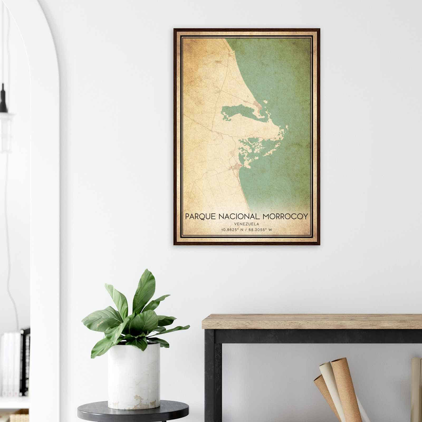 Deerfield Kansas Map Poster, Modern Home Decor Wall Art Print (Copy)