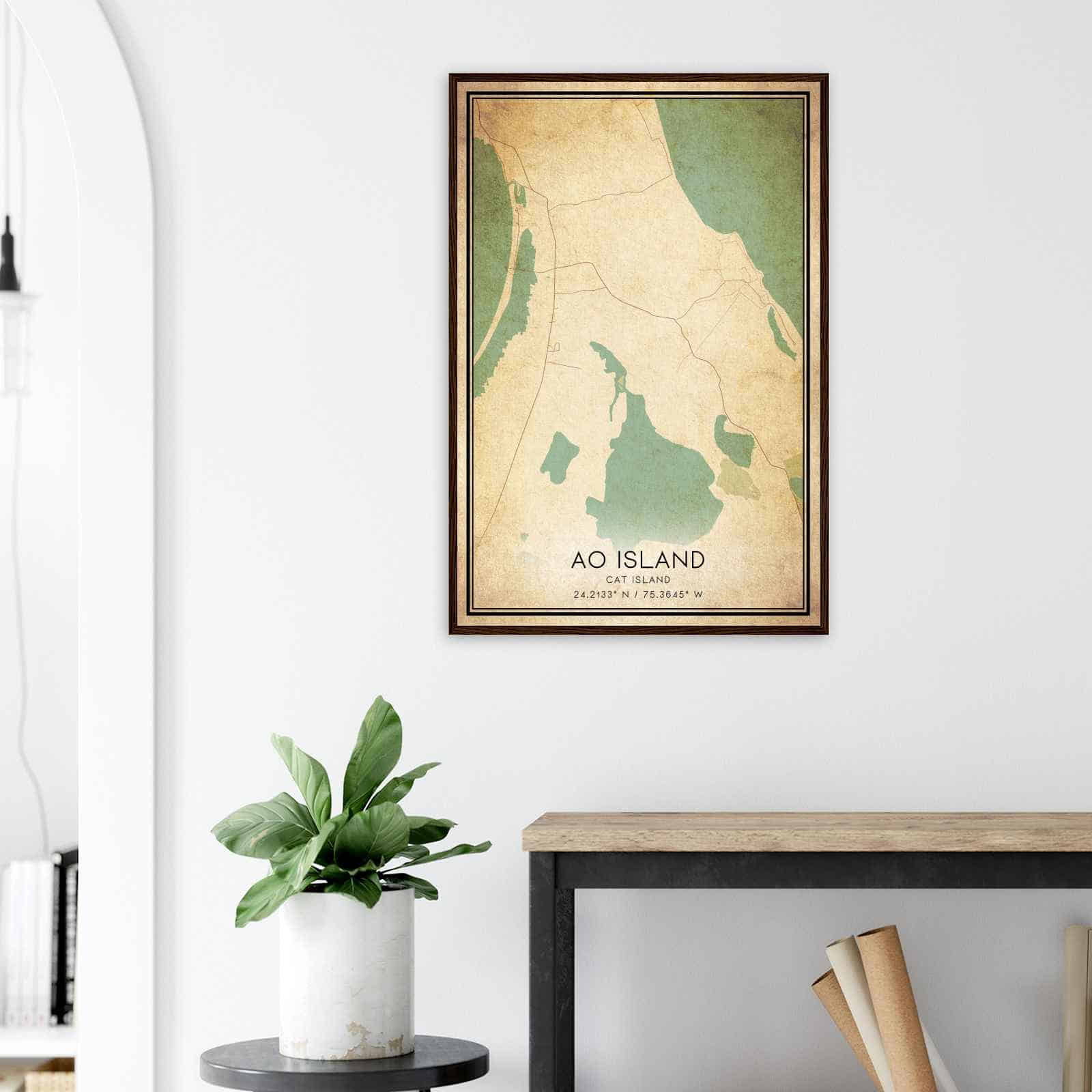 Deerfield Kansas Map Poster, Modern Home Decor Wall Art Print (Copy)