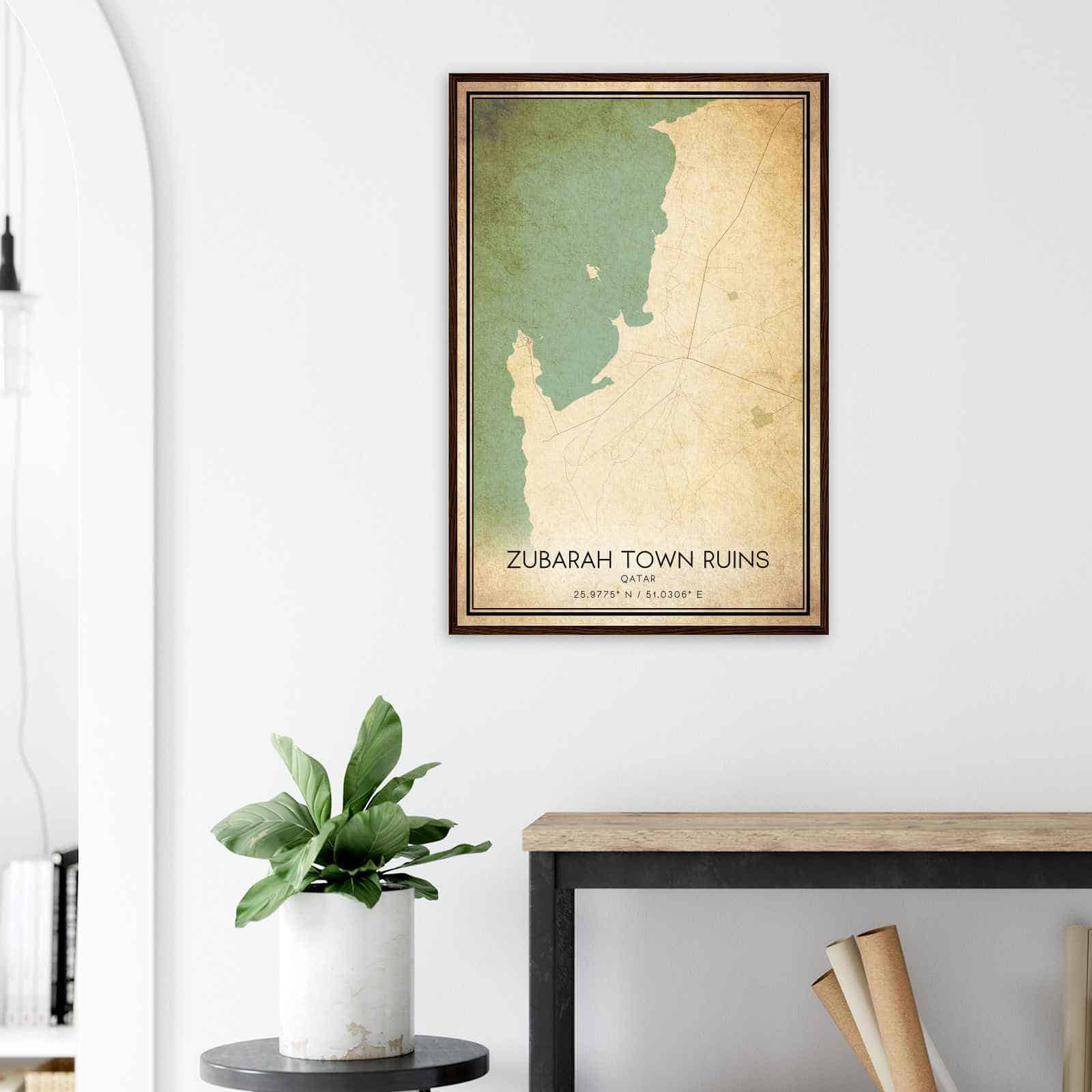 Deerfield Kansas Map Poster, Modern Home Decor Wall Art Print (Copy)