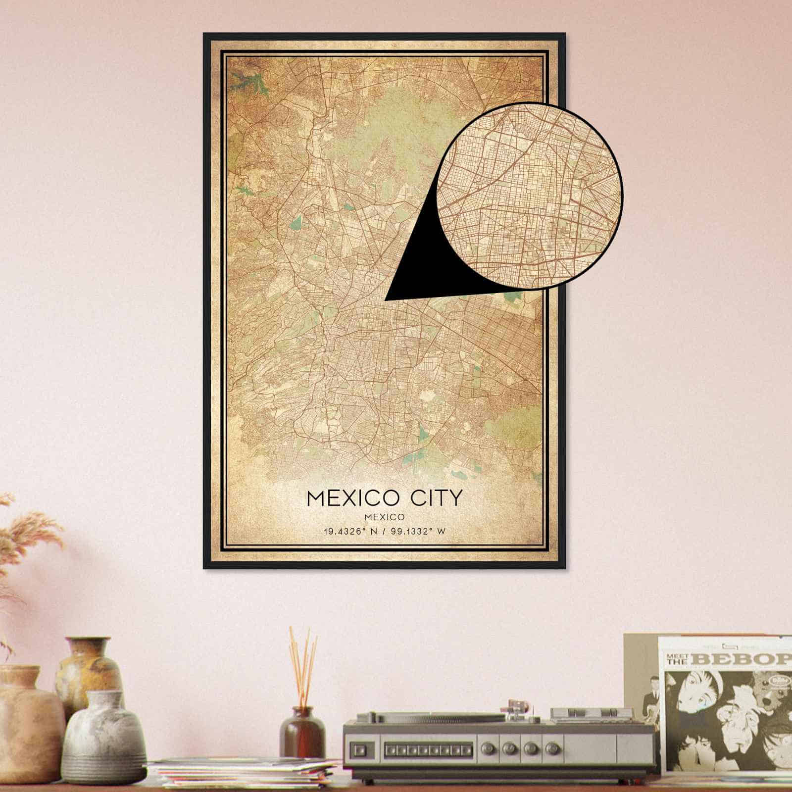 Deerfield Kansas Map Poster, Modern Home Decor Wall Art Print (Copy)