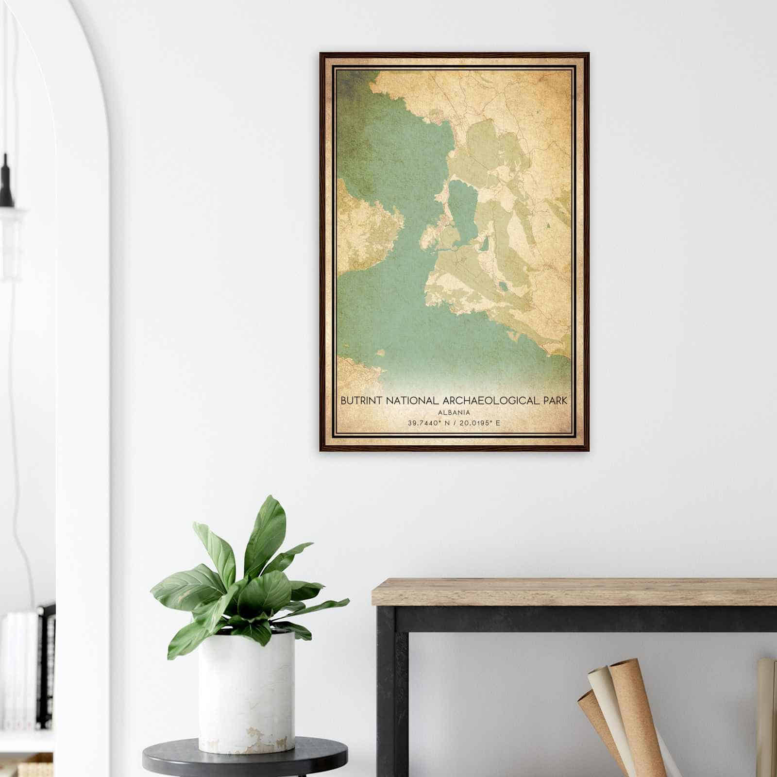 Deerfield Kansas Map Poster, Modern Home Decor Wall Art Print (Copy)