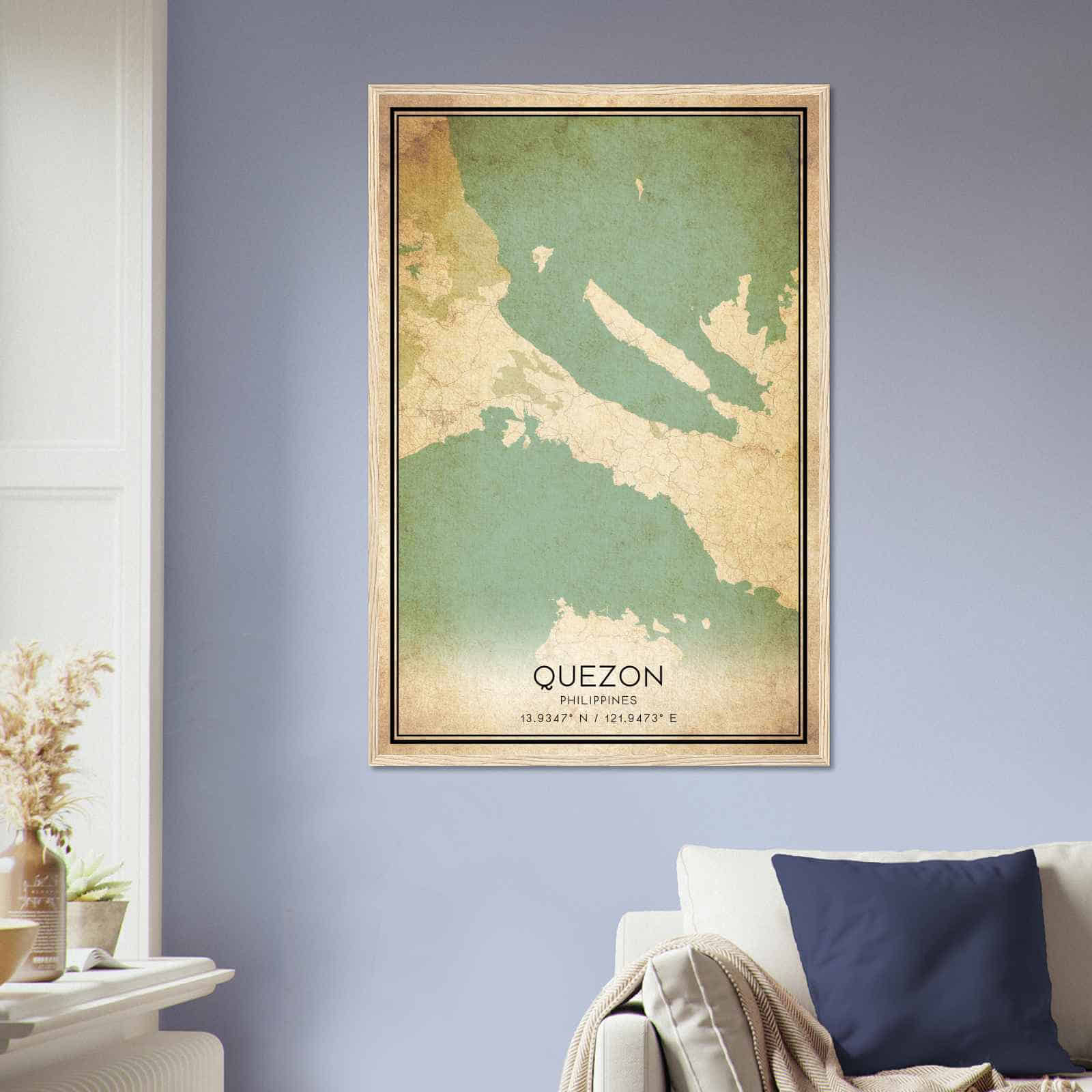 Deerfield Kansas Map Poster, Modern Home Decor Wall Art Print (Copy)
