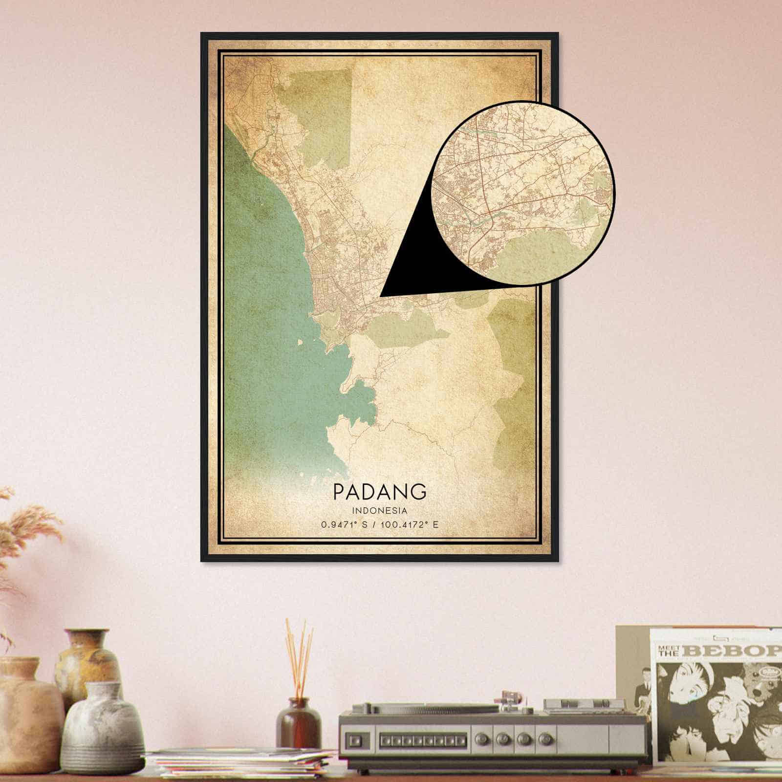 Deerfield Kansas Map Poster, Modern Home Decor Wall Art Print (Copy)