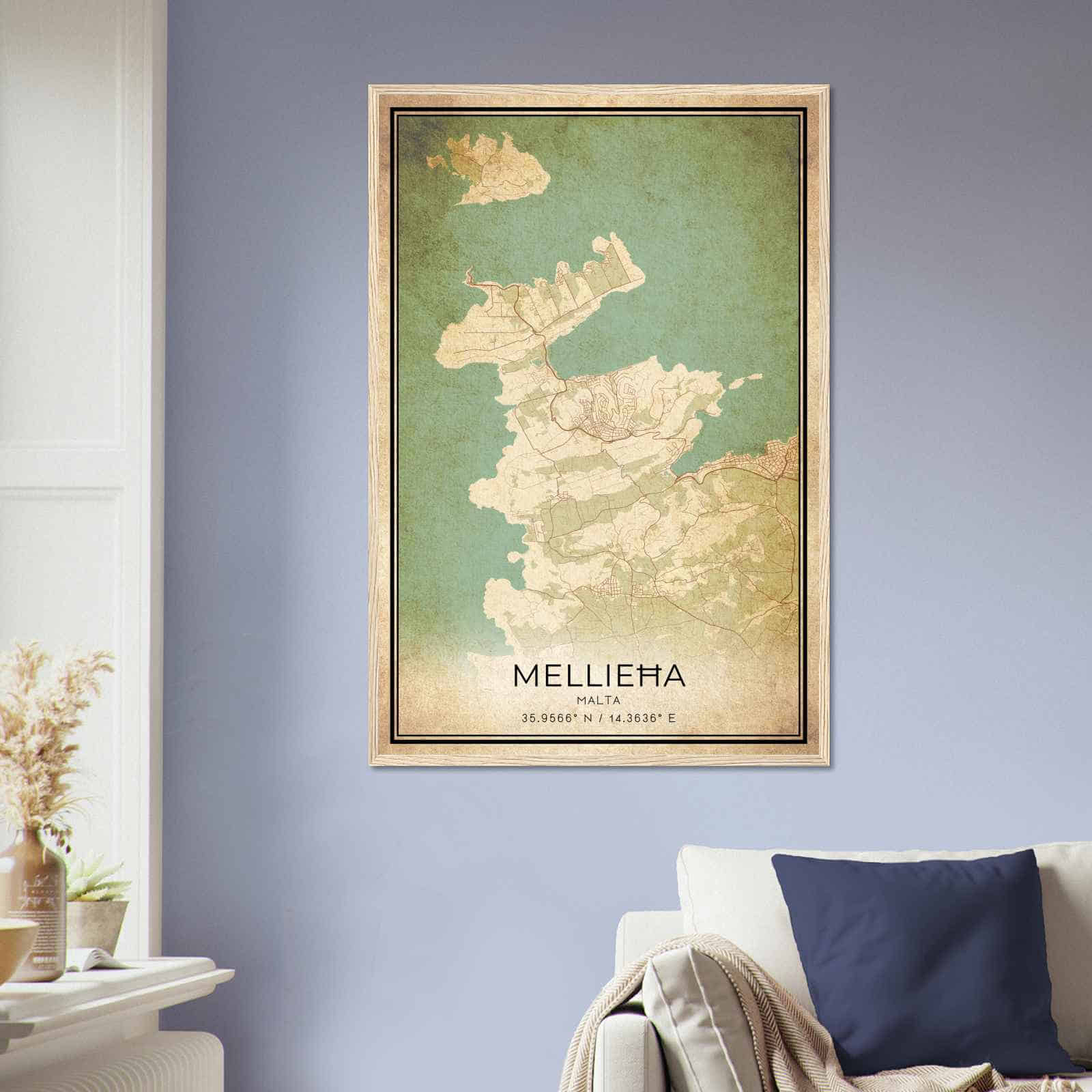 Deerfield Kansas Map Poster, Modern Home Decor Wall Art Print (Copy)