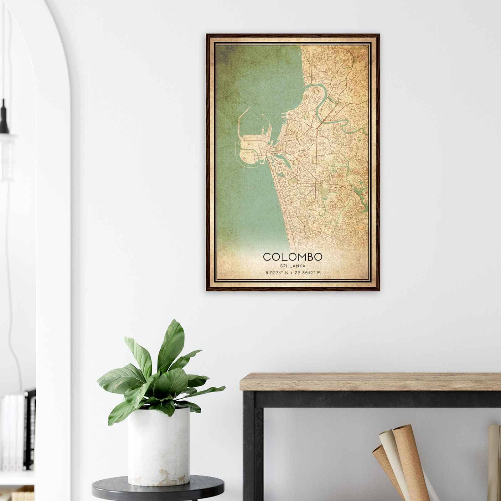 Deerfield Kansas Map Poster, Modern Home Decor Wall Art Print (Copy)