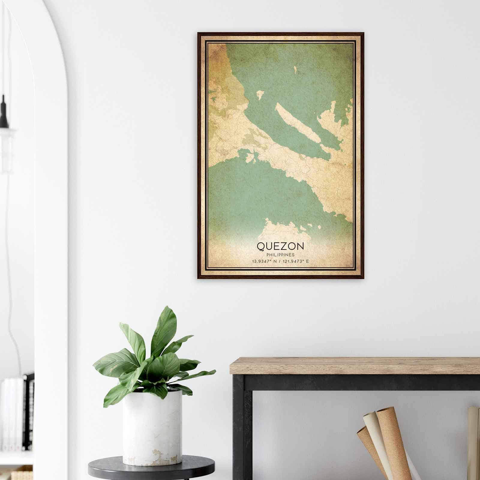 Deerfield Kansas Map Poster, Modern Home Decor Wall Art Print (Copy)