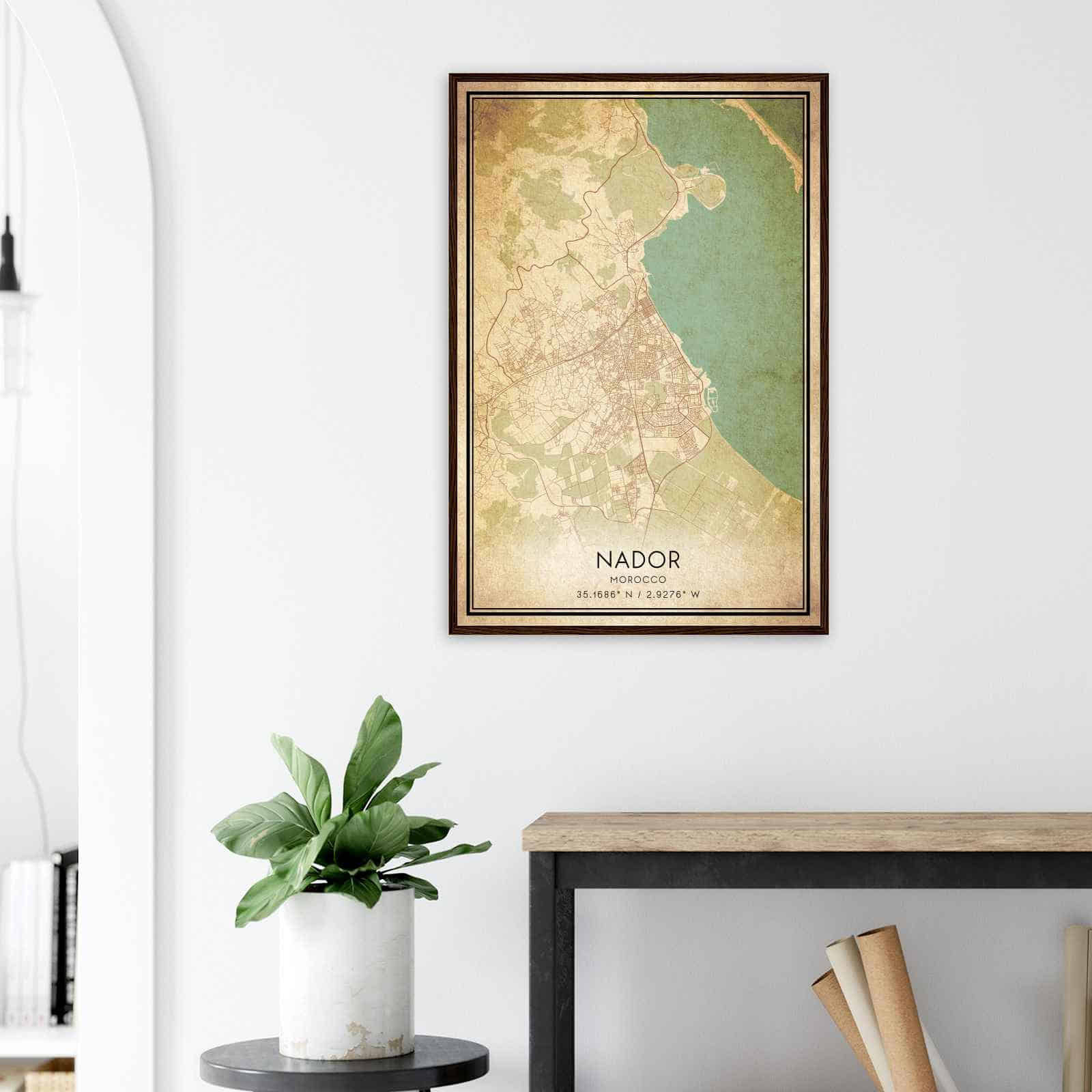 Deerfield Kansas Map Poster, Modern Home Decor Wall Art Print (Copy)