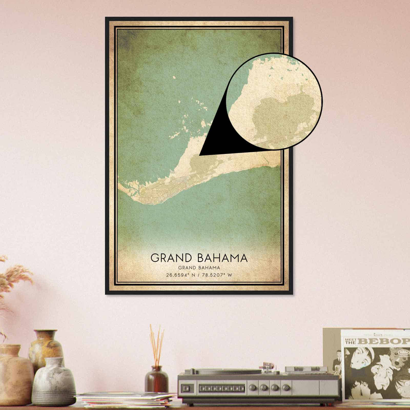 Deerfield Kansas Map Poster, Modern Home Decor Wall Art Print (Copy)