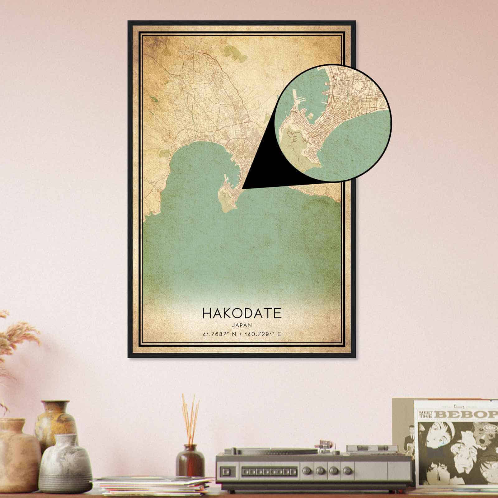 Deerfield Kansas Map Poster, Modern Home Decor Wall Art Print (Copy)