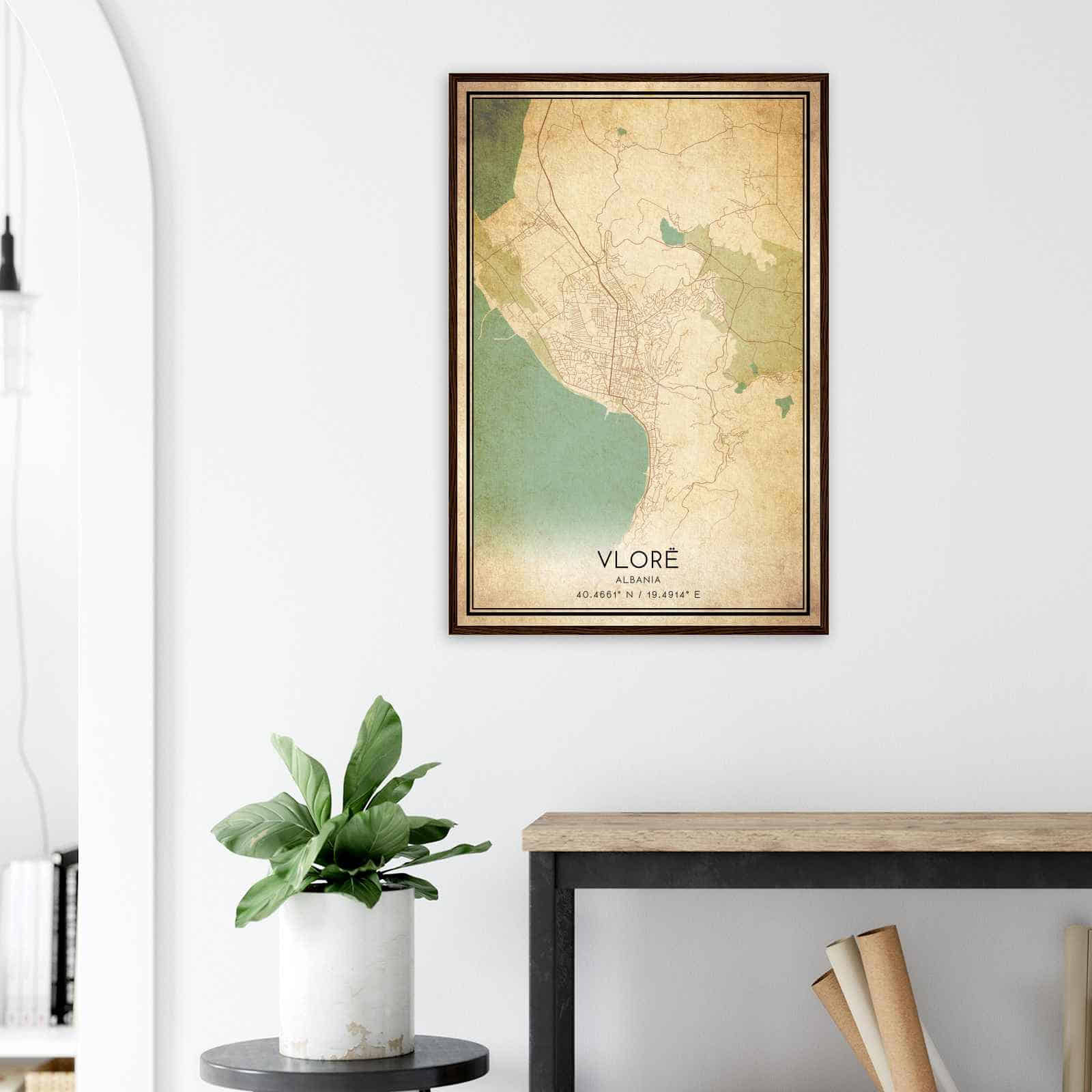 Deerfield Kansas Map Poster, Modern Home Decor Wall Art Print (Copy)