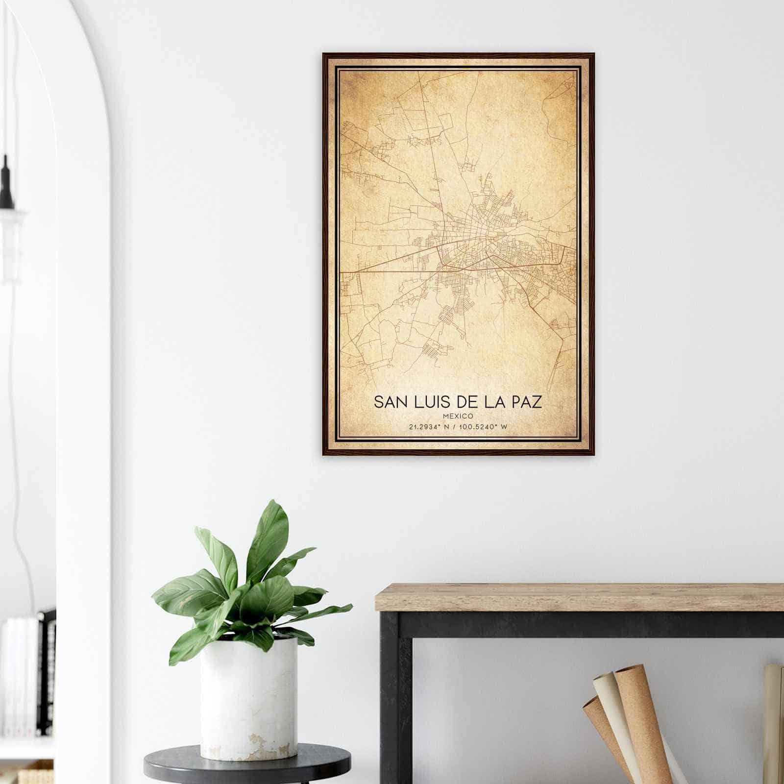 Deerfield Kansas Map Poster, Modern Home Decor Wall Art Print (Copy)