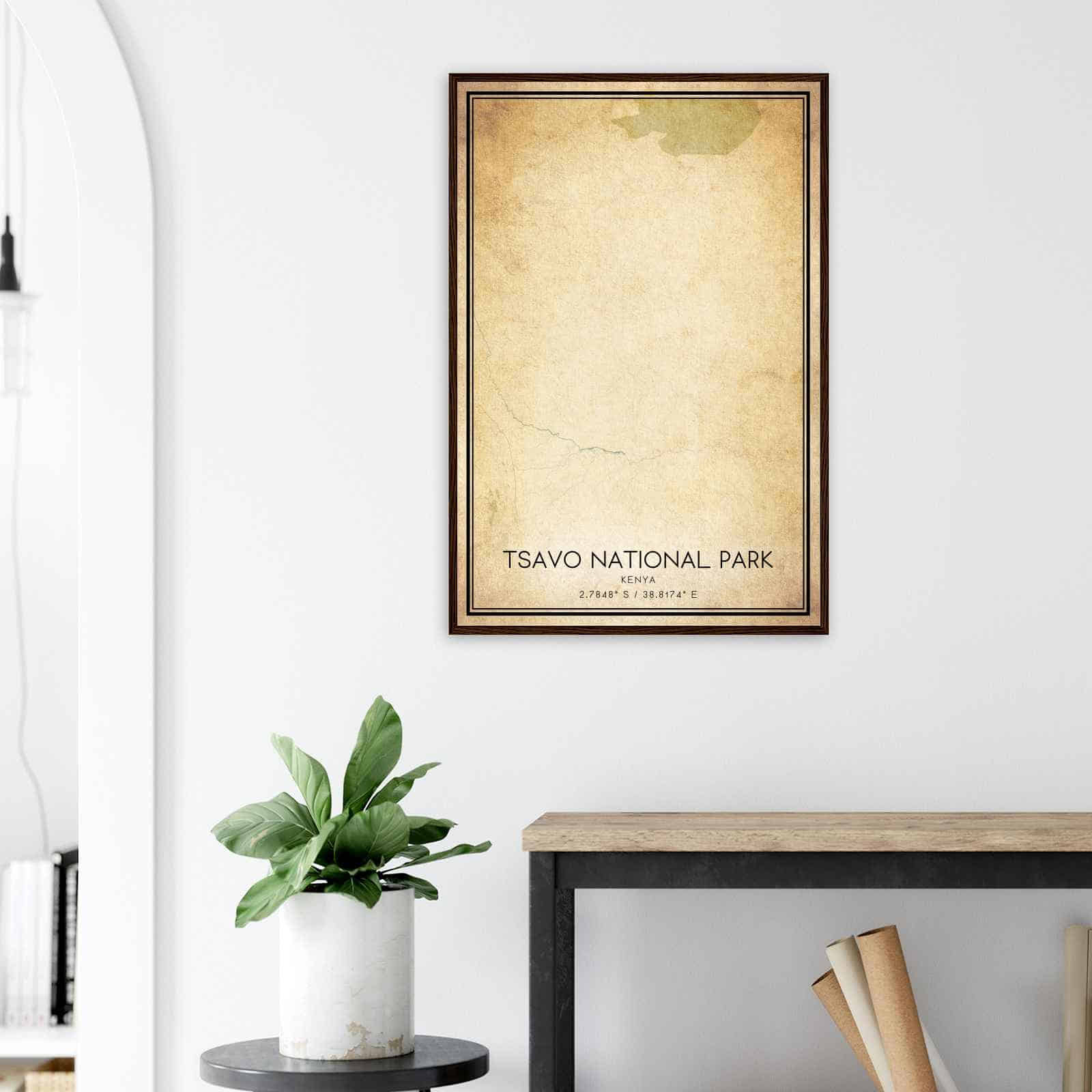 Deerfield Kansas Map Poster, Modern Home Decor Wall Art Print (Copy)