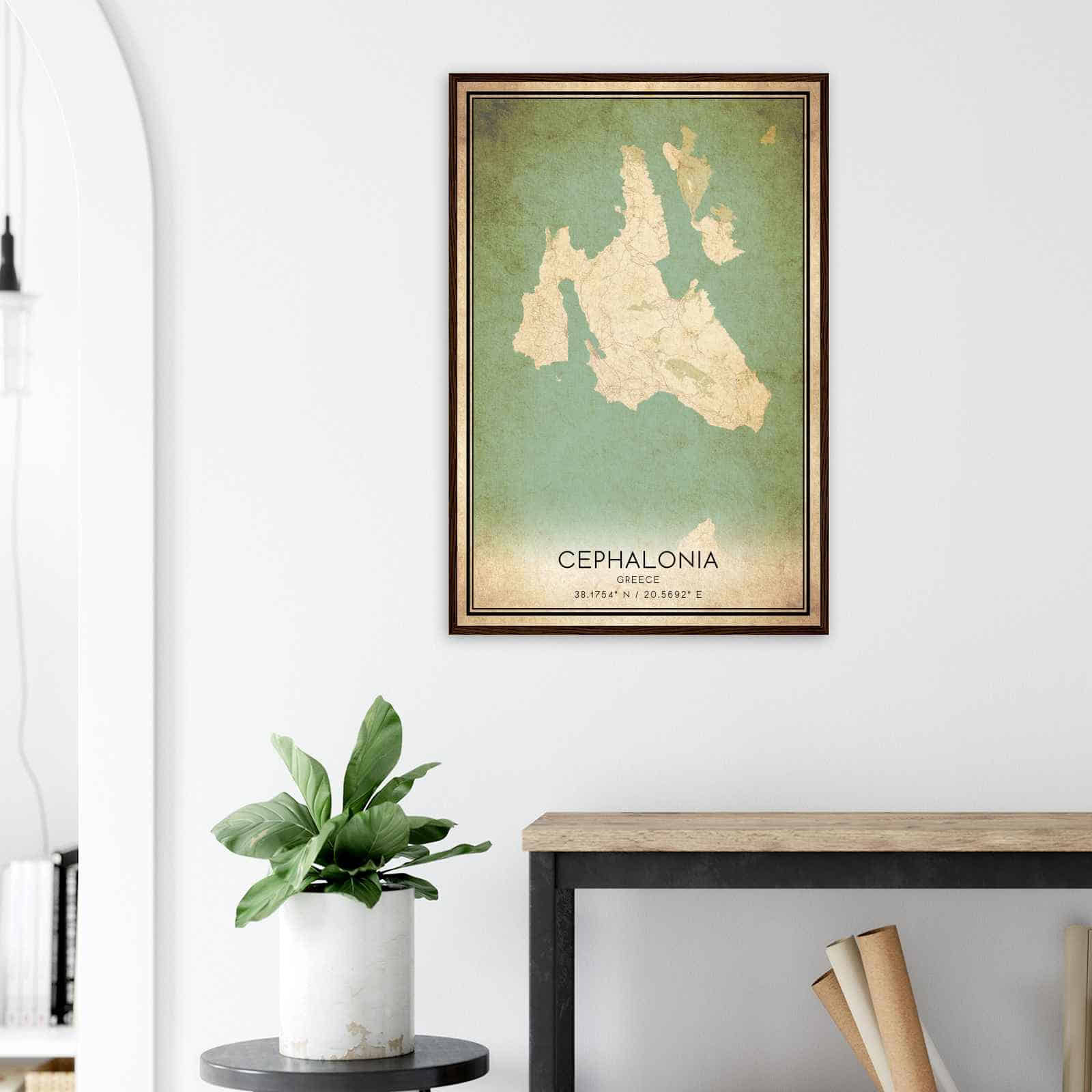 Deerfield Kansas Map Poster, Modern Home Decor Wall Art Print (Copy)