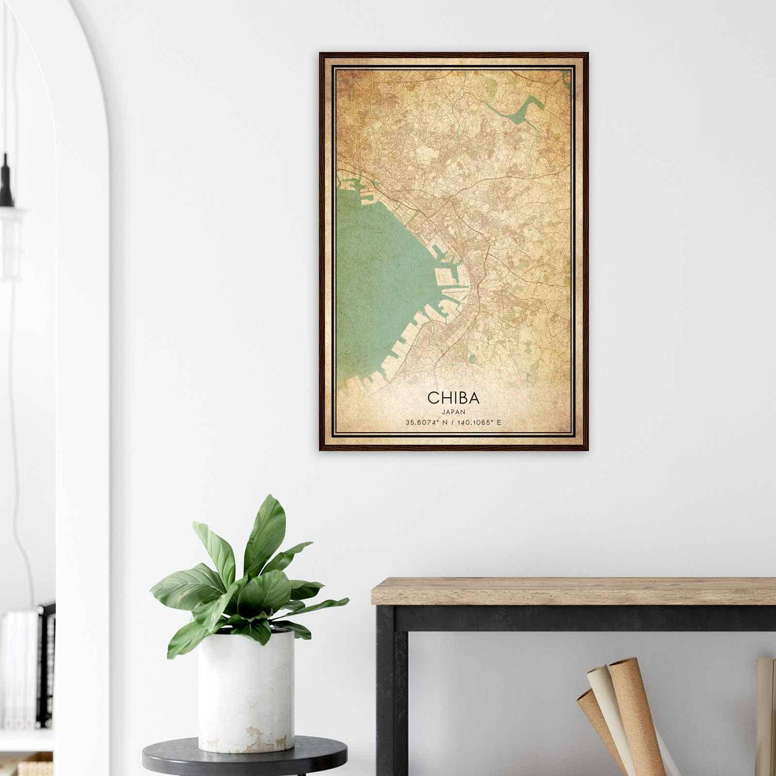 Deerfield Kansas Map Poster, Modern Home Decor Wall Art Print (Copy)