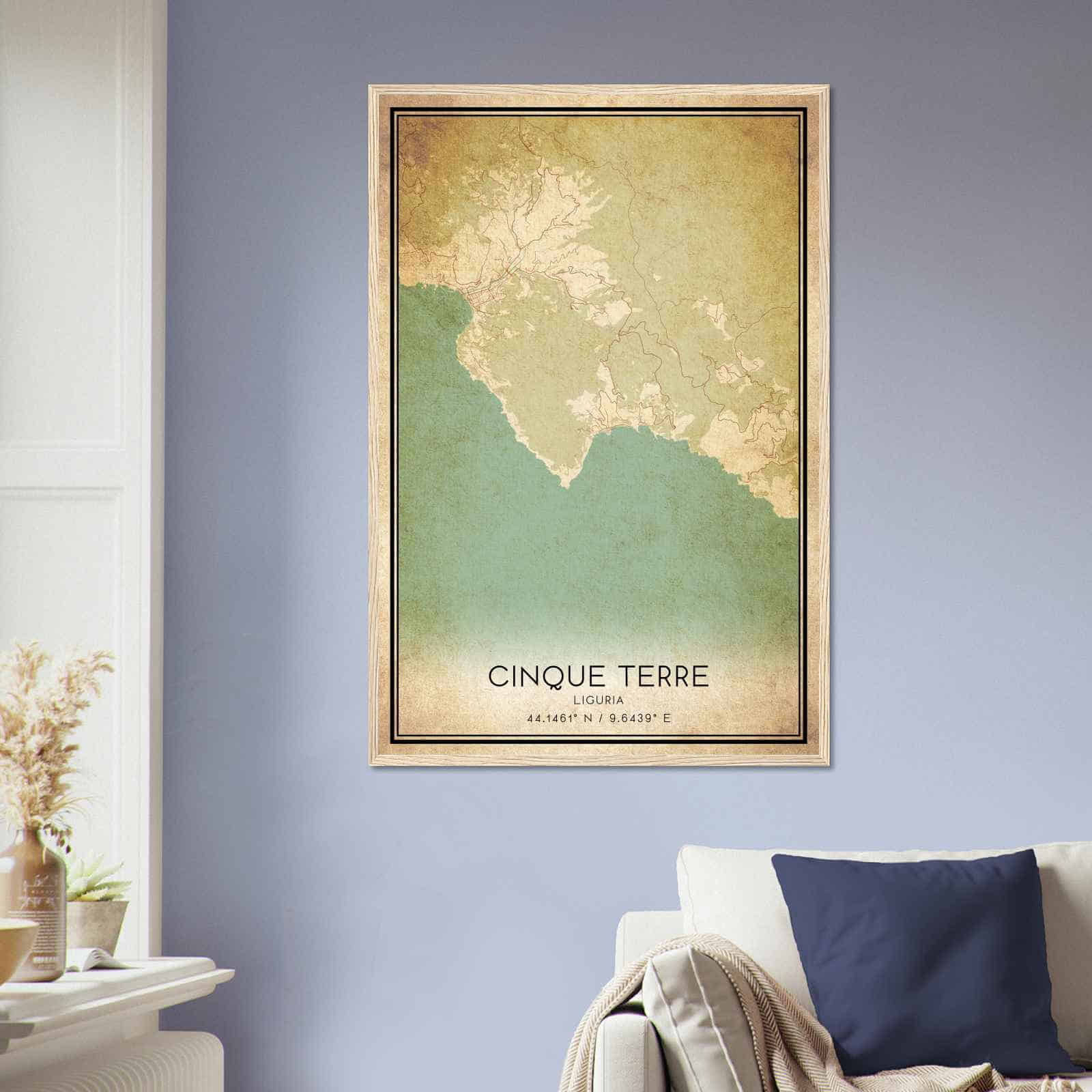 Deerfield Kansas Map Poster, Modern Home Decor Wall Art Print (Copy)