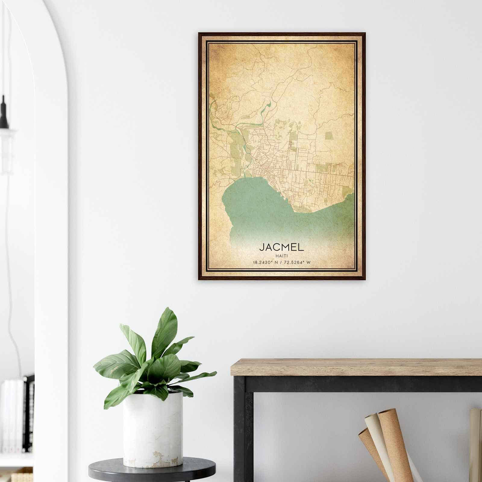 Deerfield Kansas Map Poster, Modern Home Decor Wall Art Print (Copy)