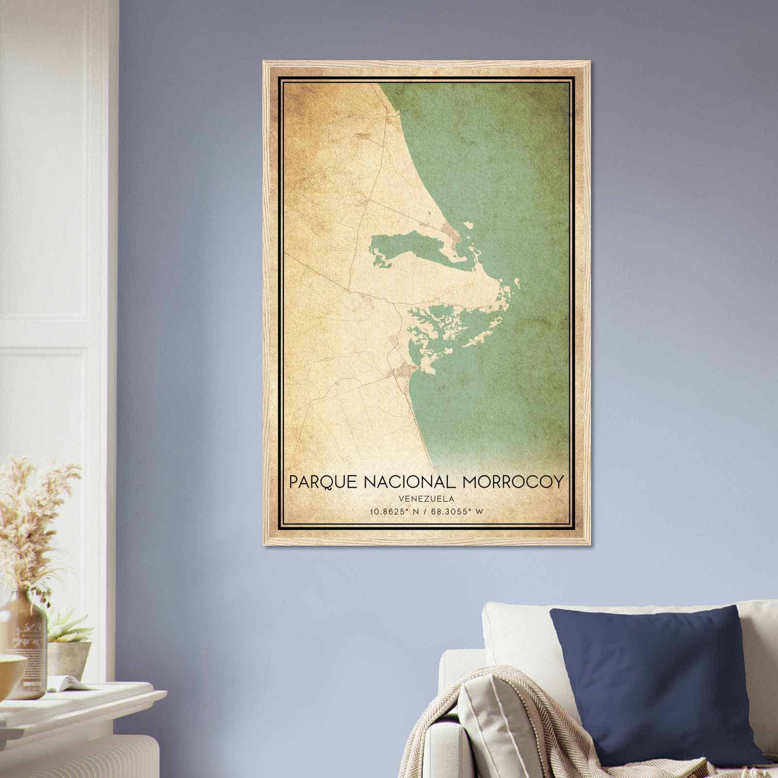 Deerfield Kansas Map Poster, Modern Home Decor Wall Art Print (Copy)