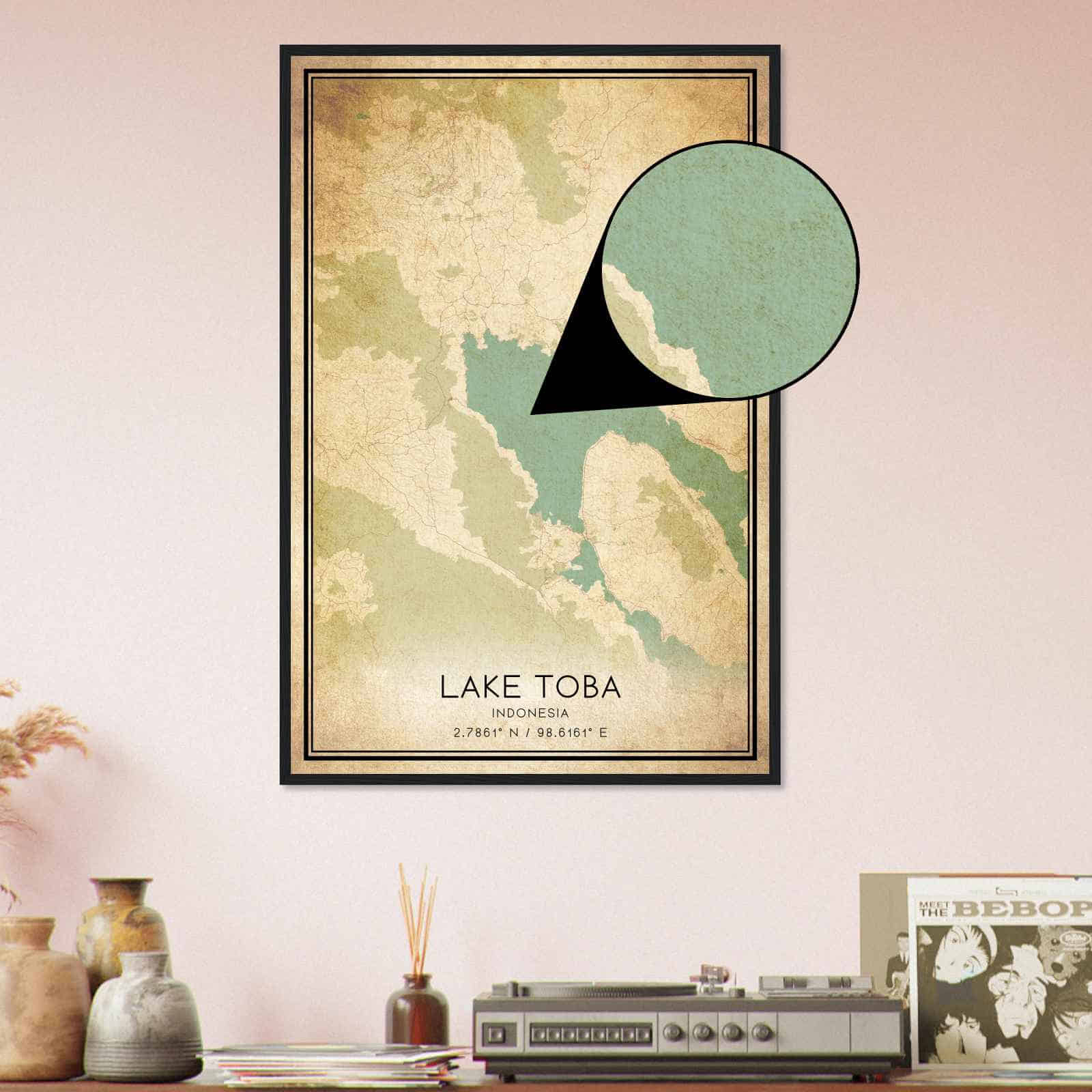 Deerfield Kansas Map Poster, Modern Home Decor Wall Art Print (Copy)