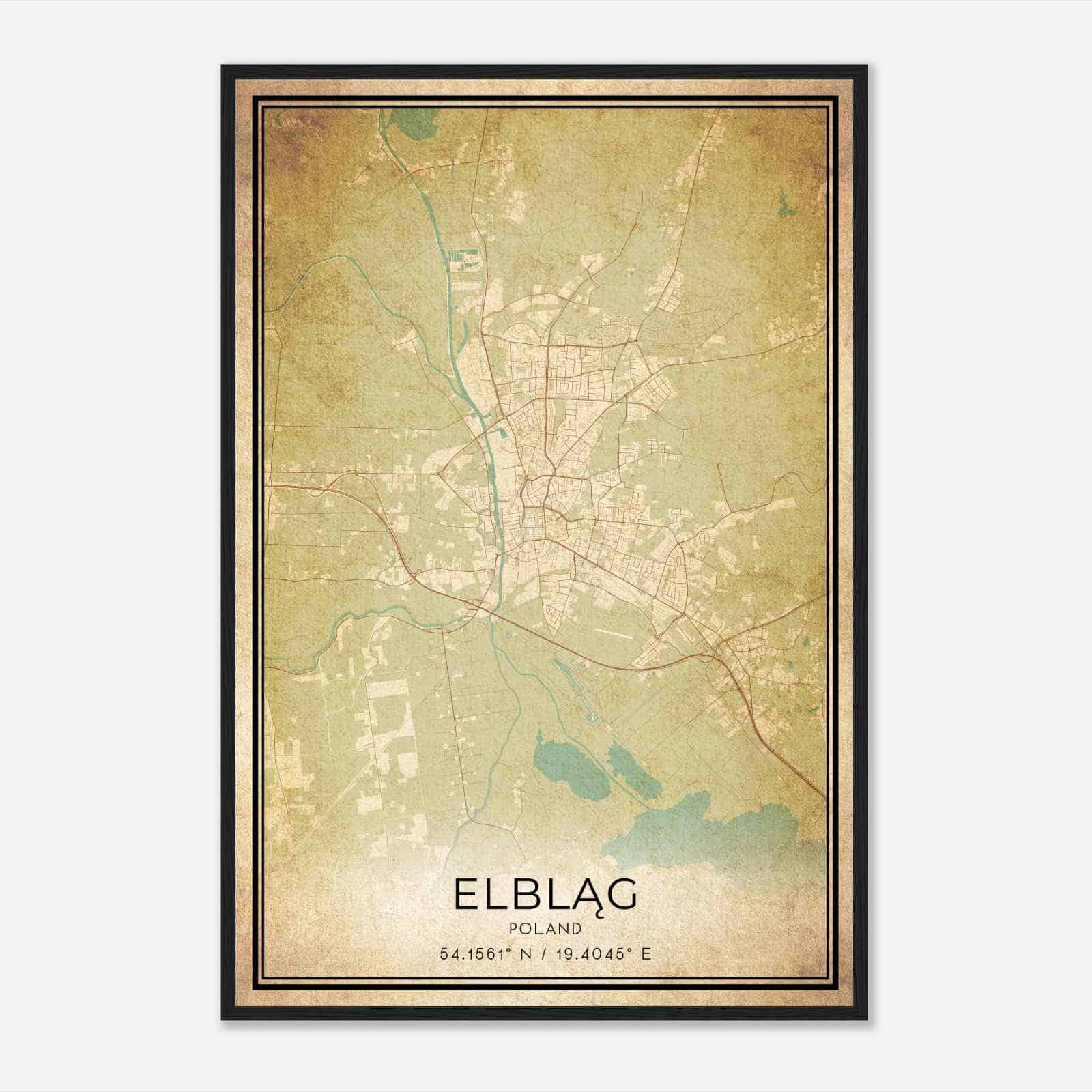 Elblag Custom Maps & Posters