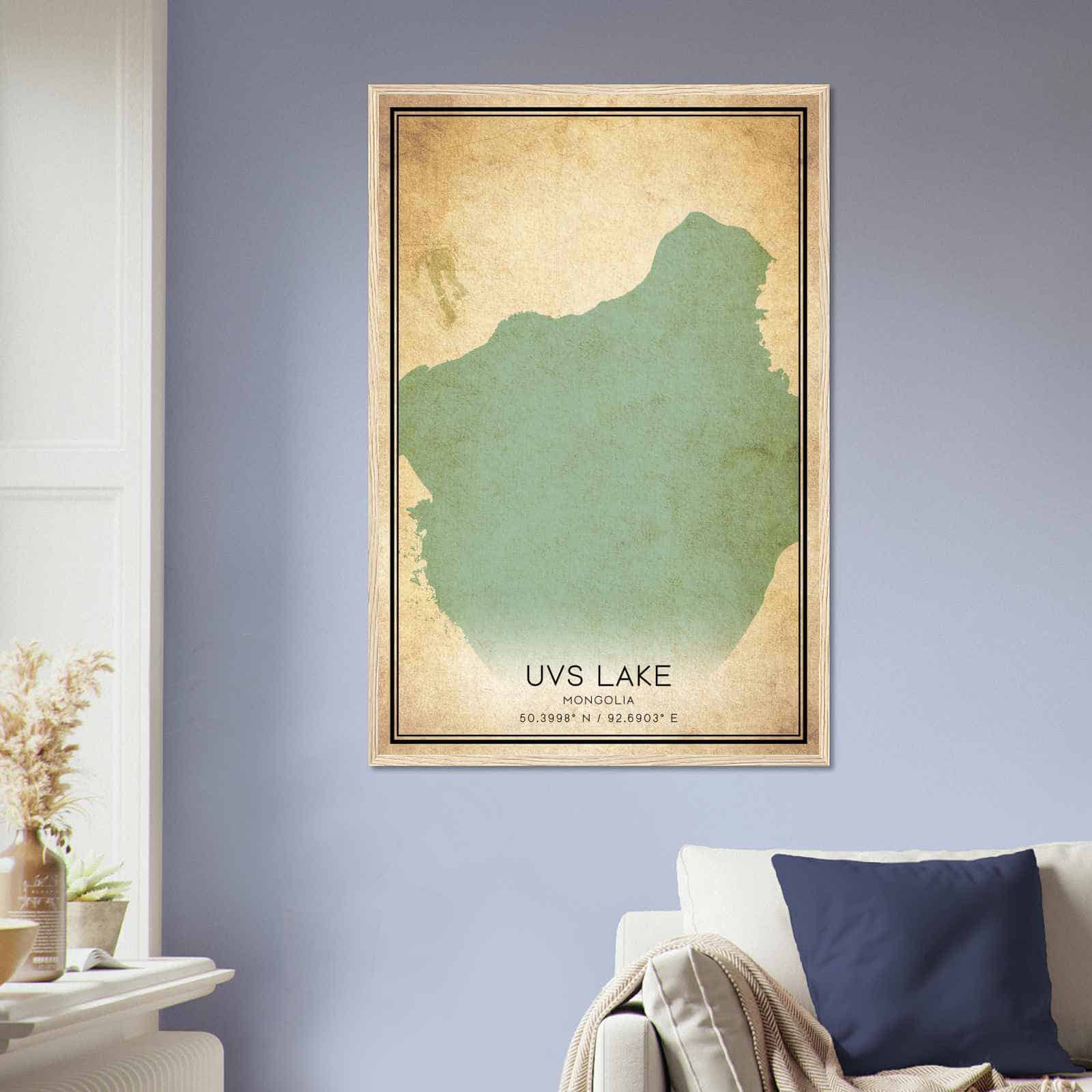 Deerfield Kansas Map Poster, Modern Home Decor Wall Art Print (Copy)