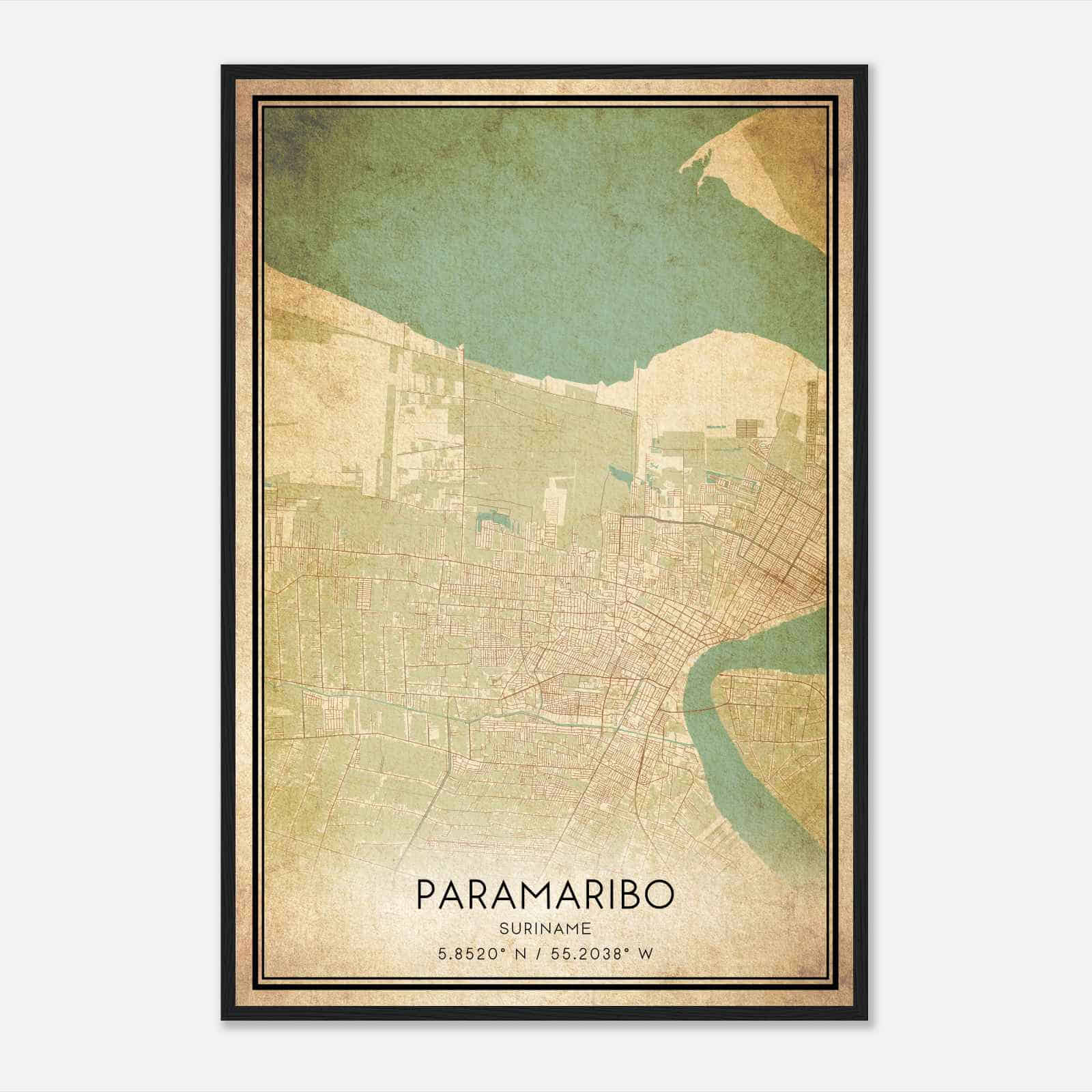 Paramaribo - Custom Maps & Posters