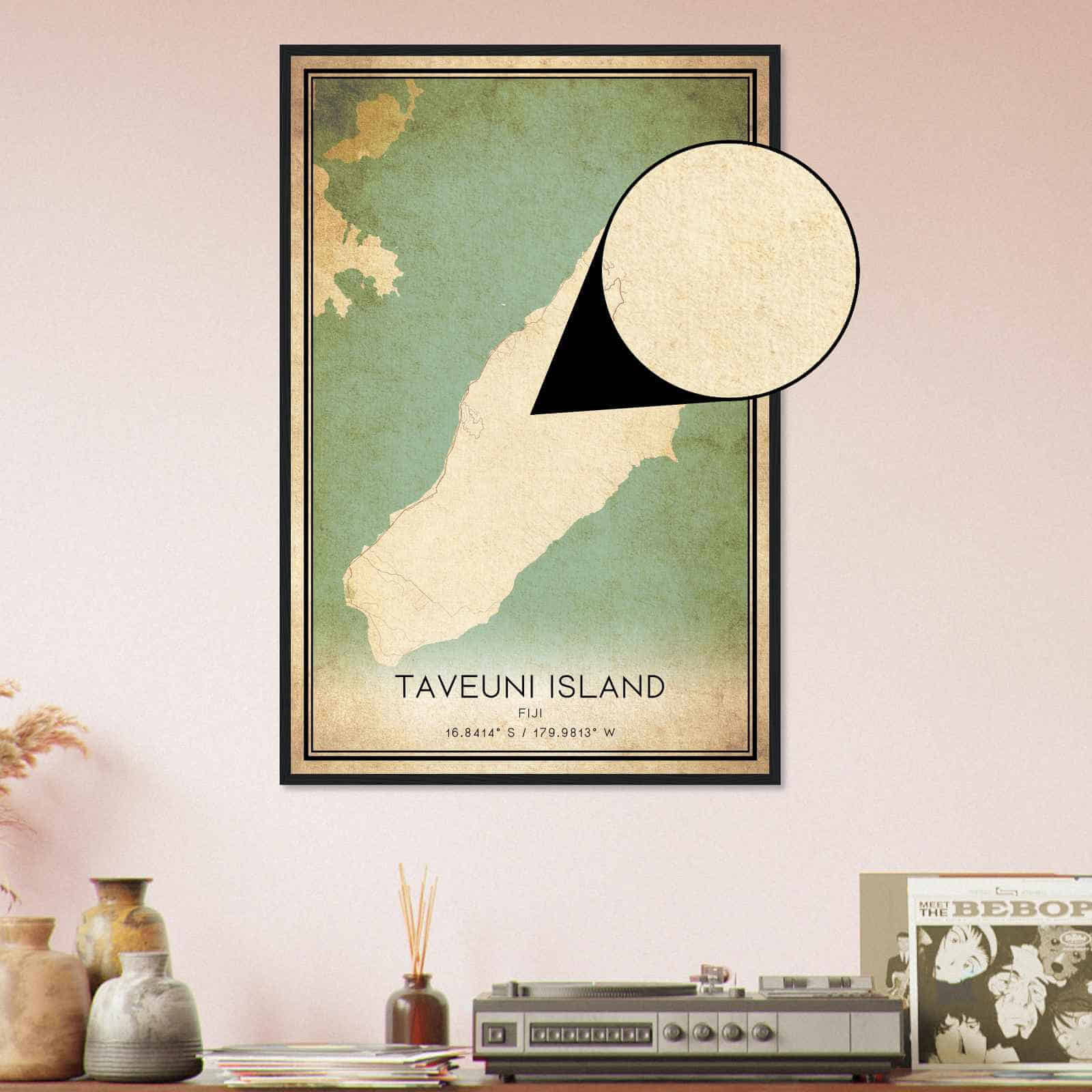 Deerfield Kansas Map Poster, Modern Home Decor Wall Art Print (Copy)